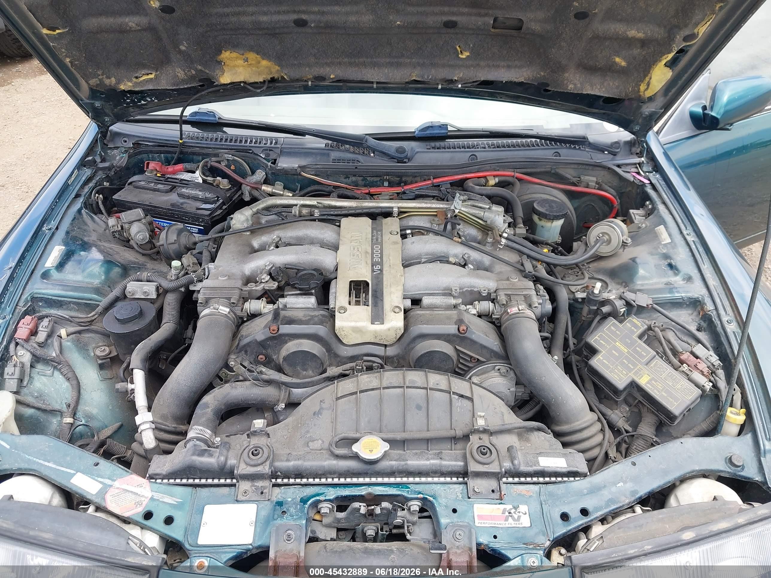 1996 Nissan 300zx 2+2 Green vin: JN1RZ26D3TX590700