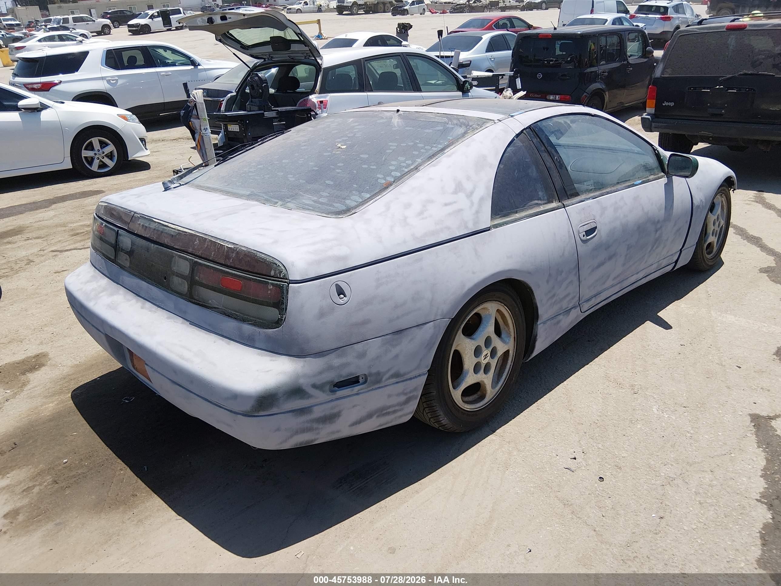 1994 Nissan 300zx 2+2 Gray vin: JN1RZ26D7RX545719