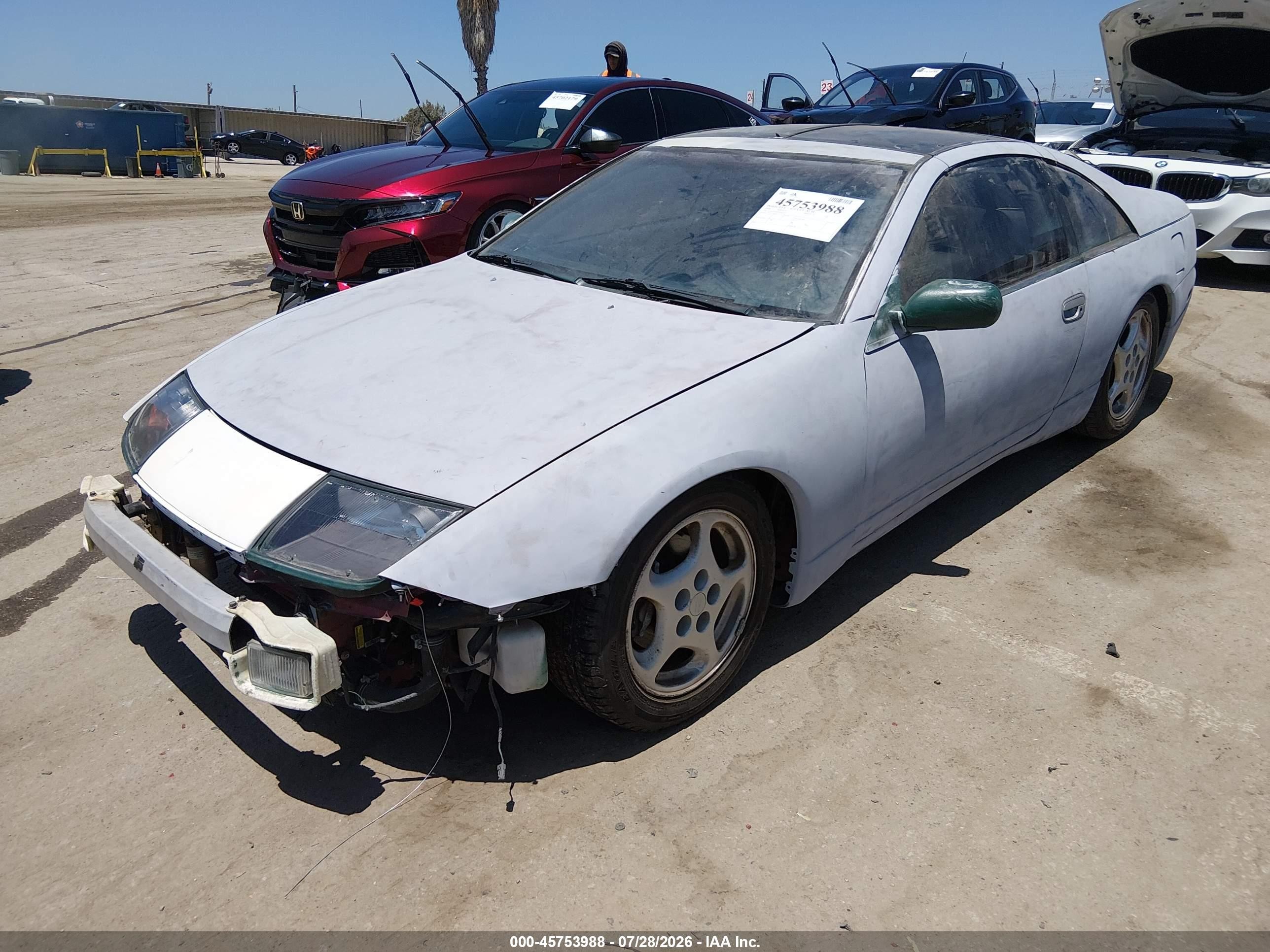 1994 Nissan 300zx 2+2 Gray vin: JN1RZ26D7RX545719