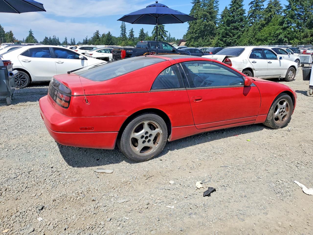 1991 Nissan 300zx 2+2 Red vin: JN1RZ26H2MX505852