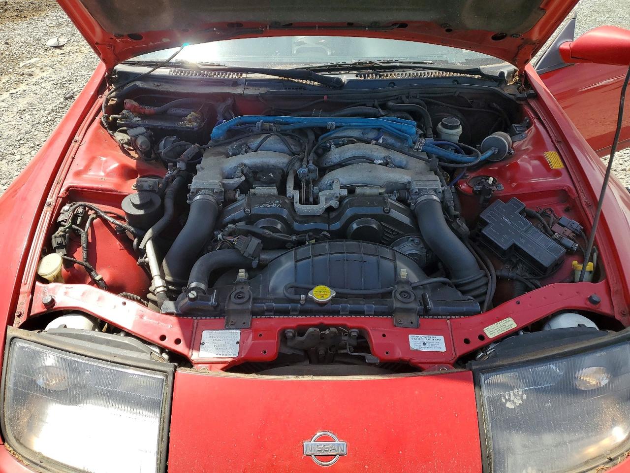 1991 Nissan 300zx 2+2 Red vin: JN1RZ26H2MX505852