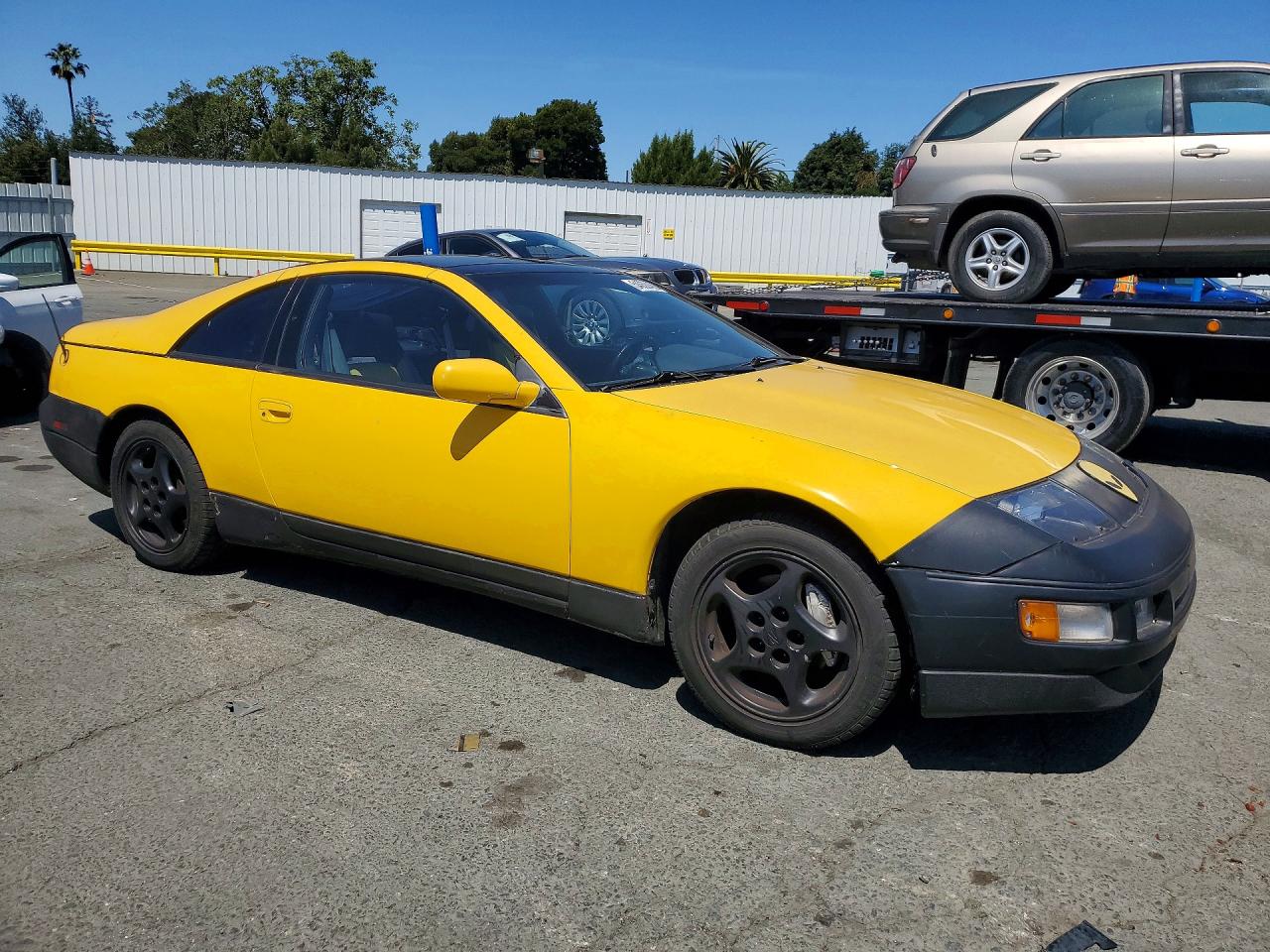 1991 Nissan 300zx 2+2 Yellow vin: JN1RZ26H3MX501986