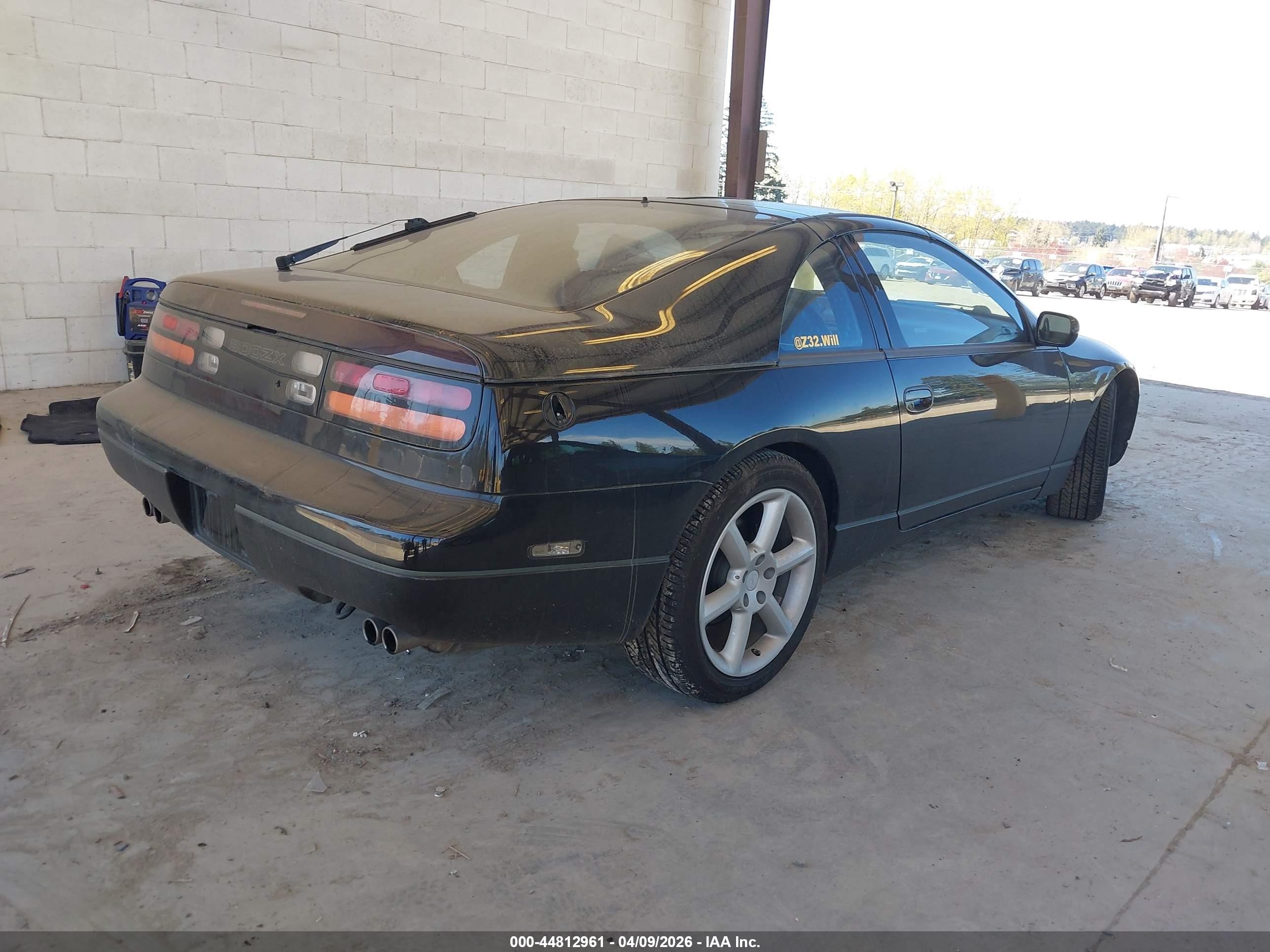 1993 Nissan 300zx 2+2 Черный vin: JN1RZ26H7PX530511
