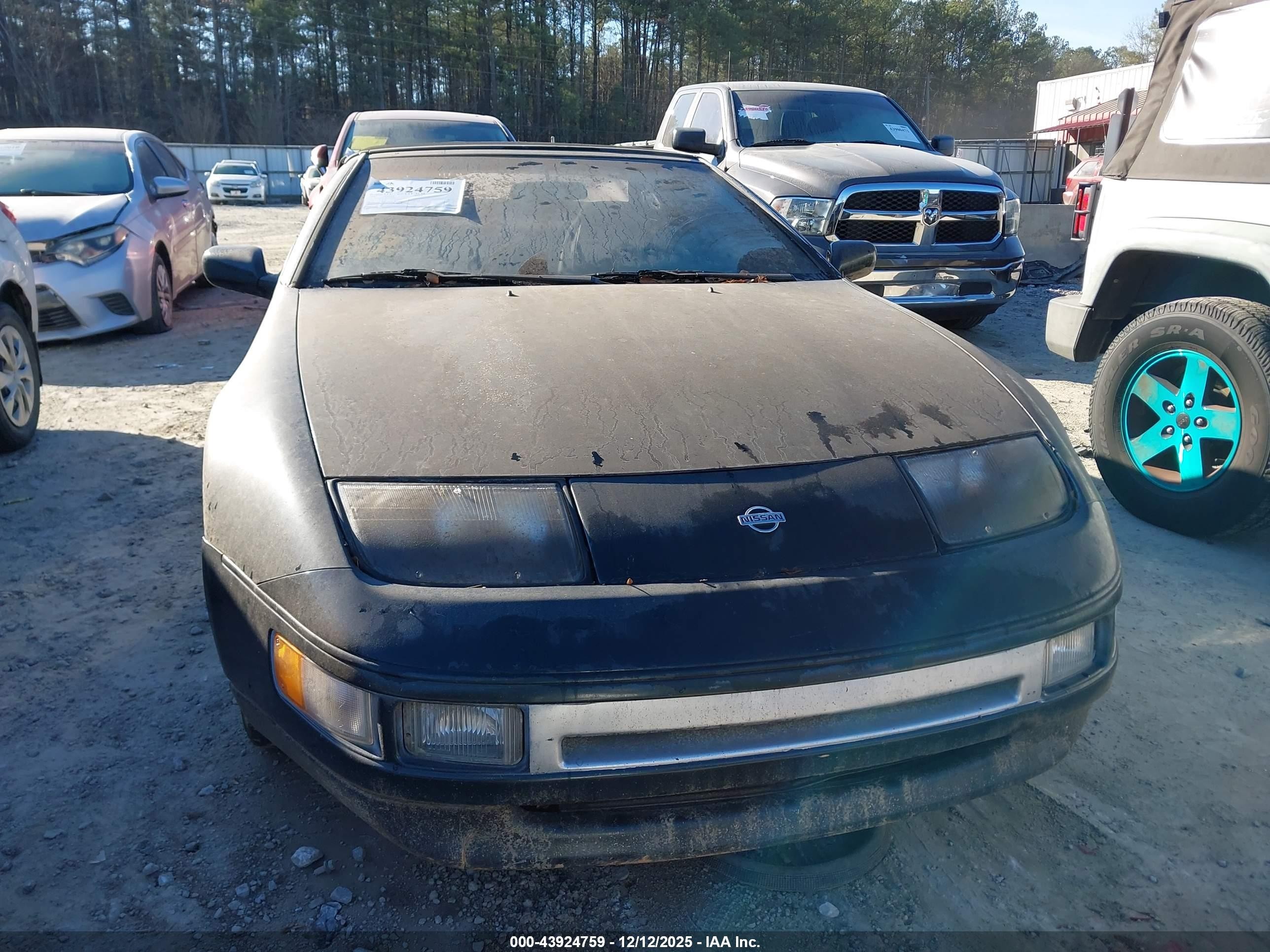 1994 Nissan 300zx   Black vin: JN1RZ27D3RX010546