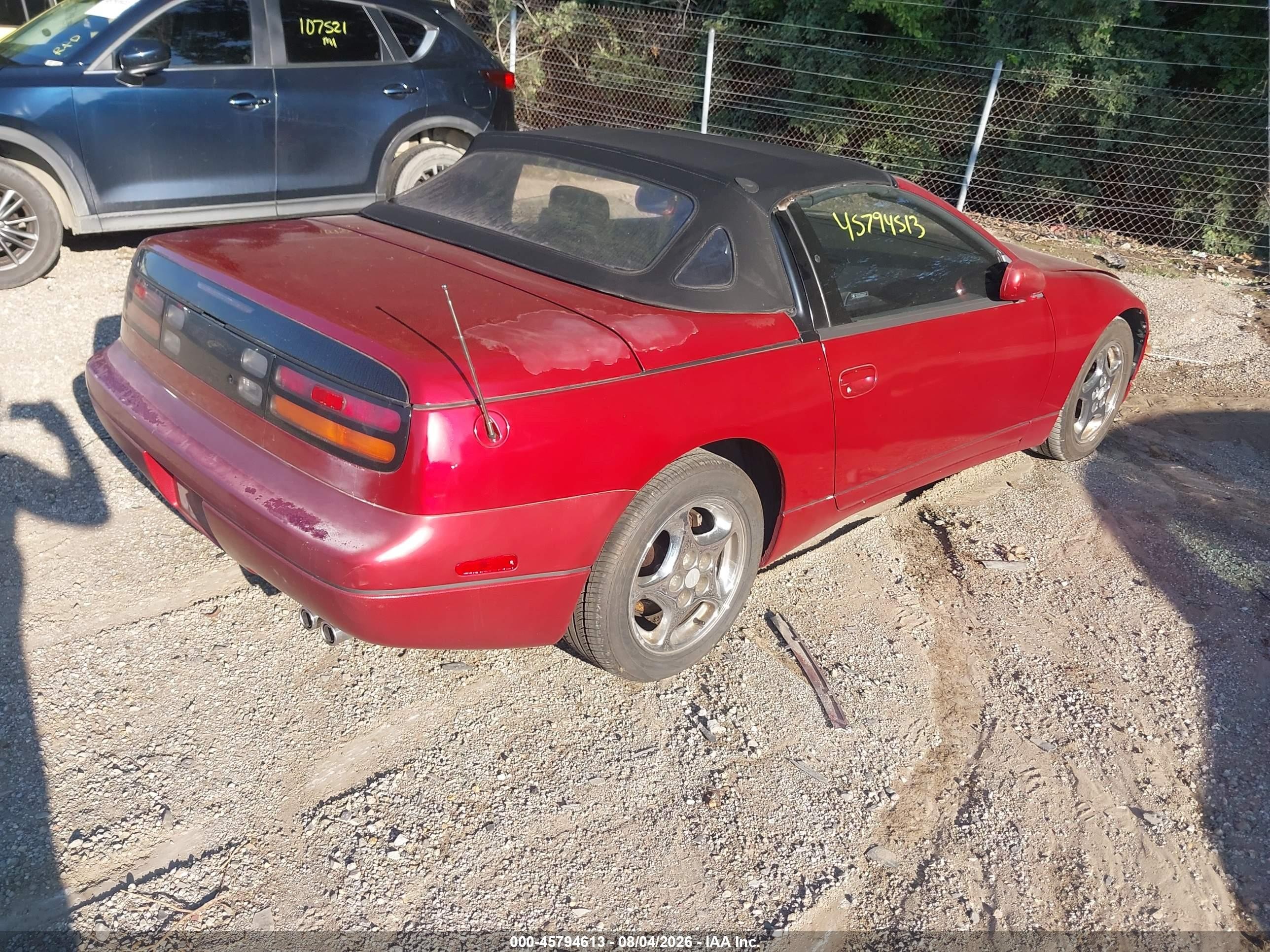 1994 Nissan 300zx Красный vin: JN1RZ27D4RX010023