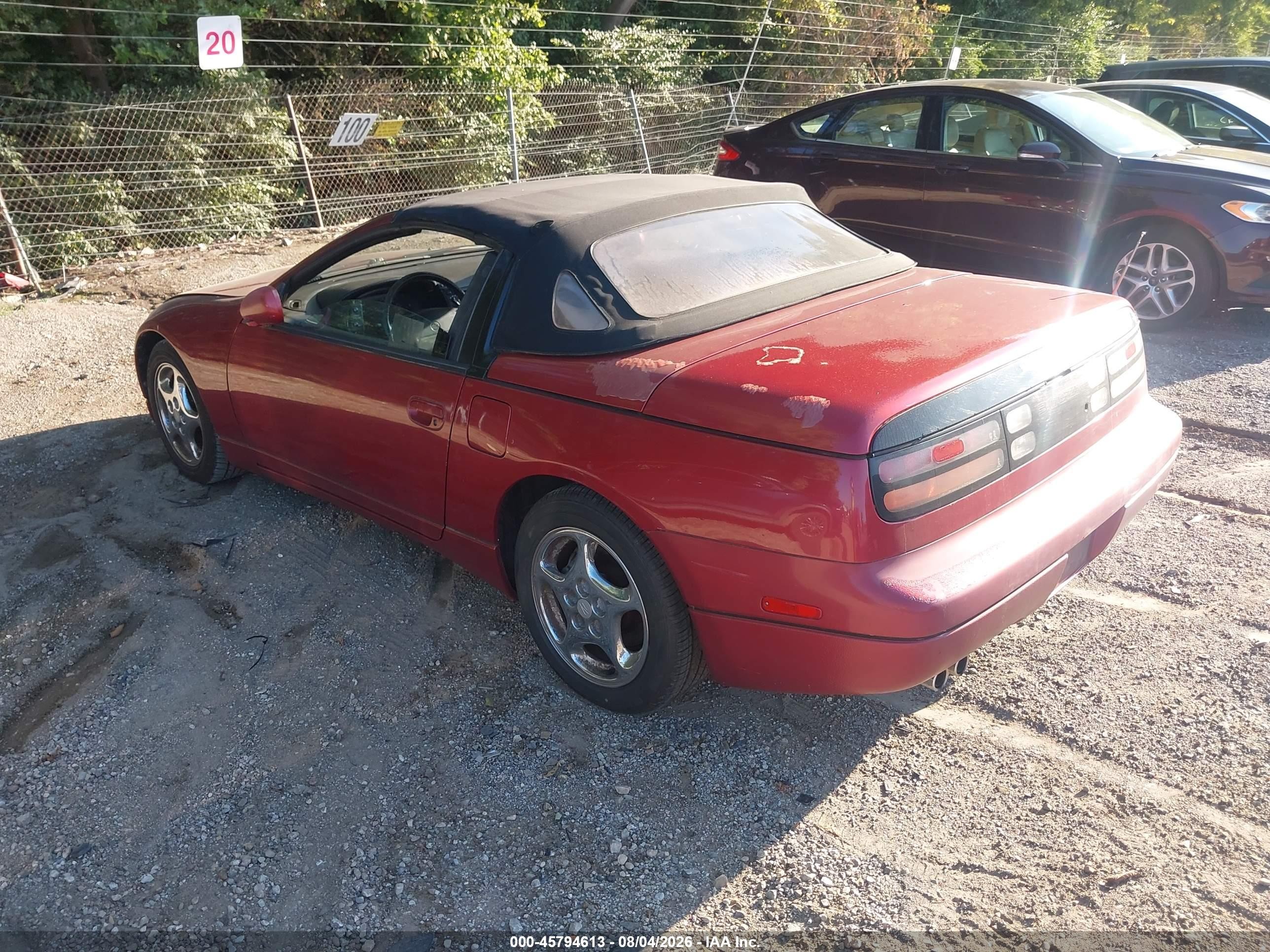 1994 Nissan 300zx Красный vin: JN1RZ27D4RX010023