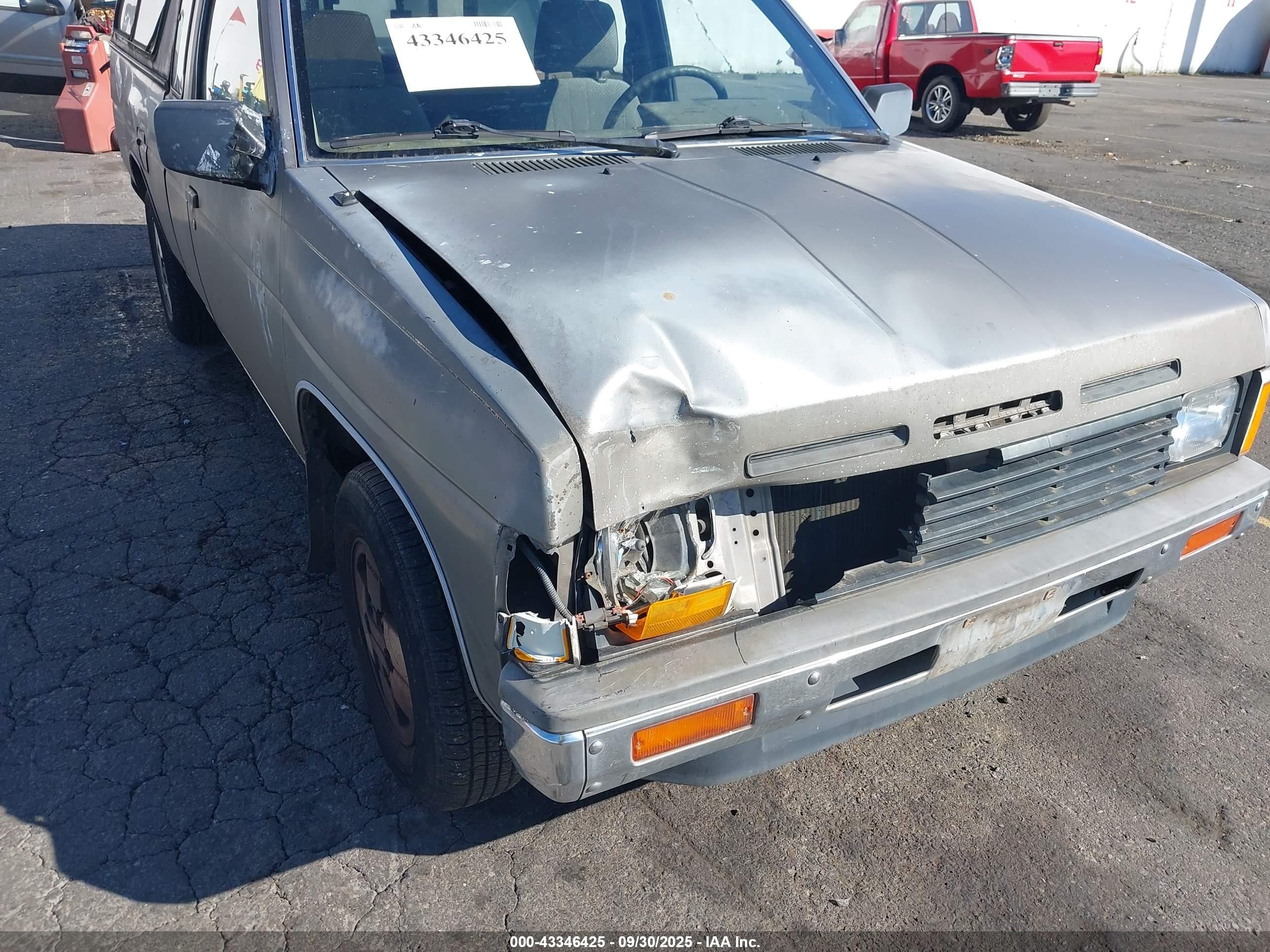 1987 Nissan D21 King Cab Gray vin: JN6HD16S1HW003646