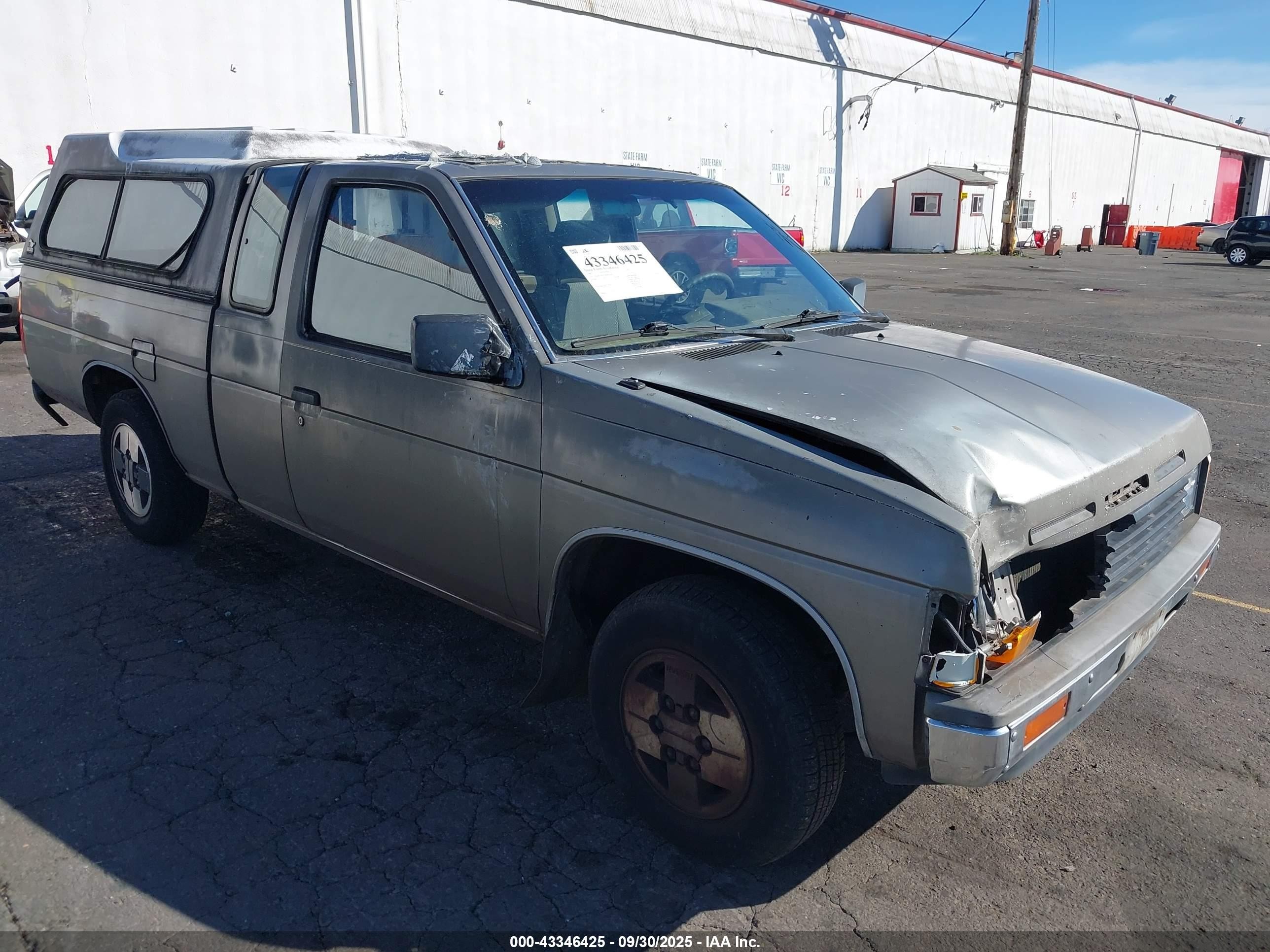 1987 Nissan D21 King Cab Gray vin: JN6HD16S1HW003646