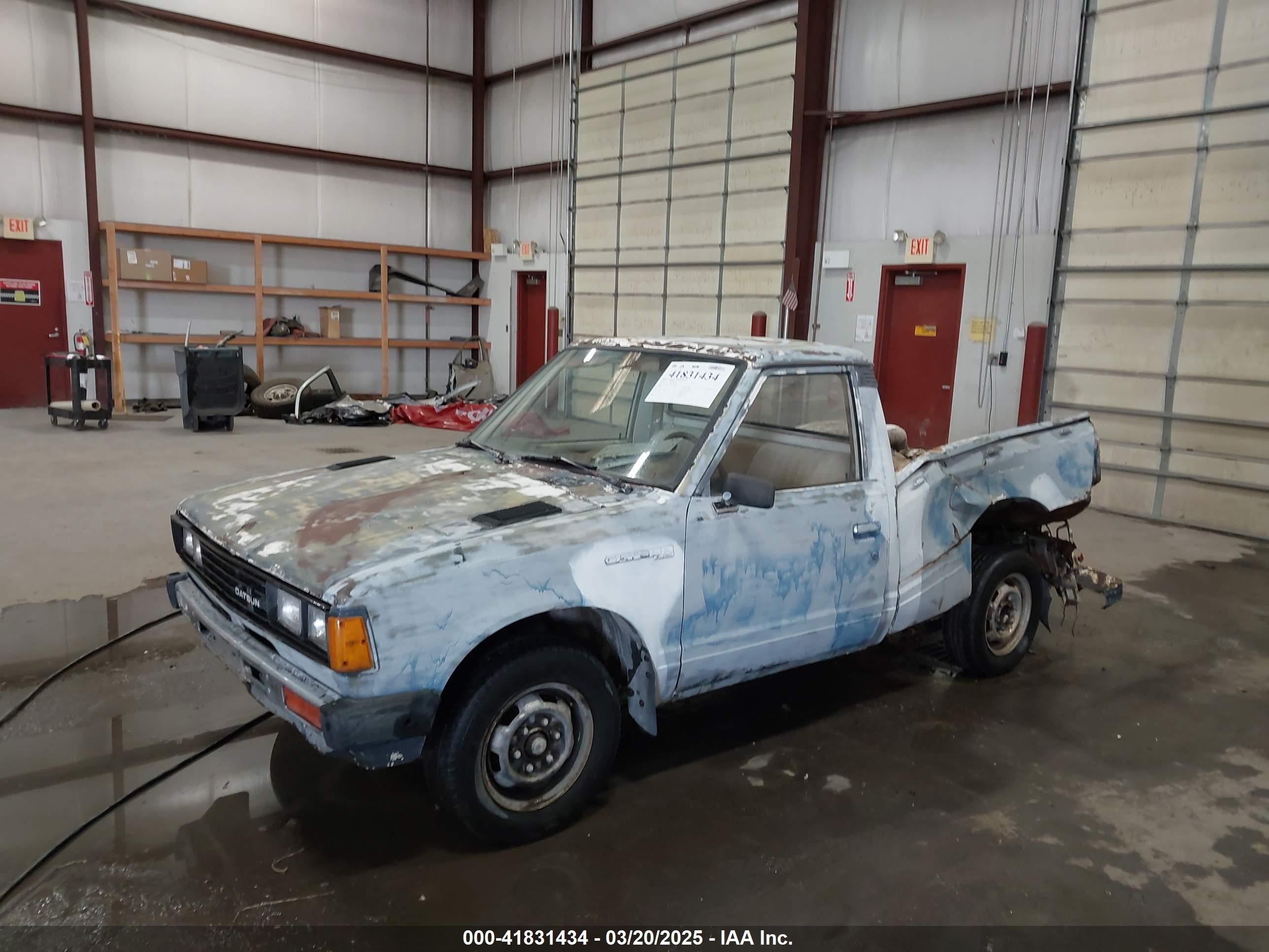 1982 Datsun 720 Standard Bed Синий vin: JN6MD01S7CW103064
