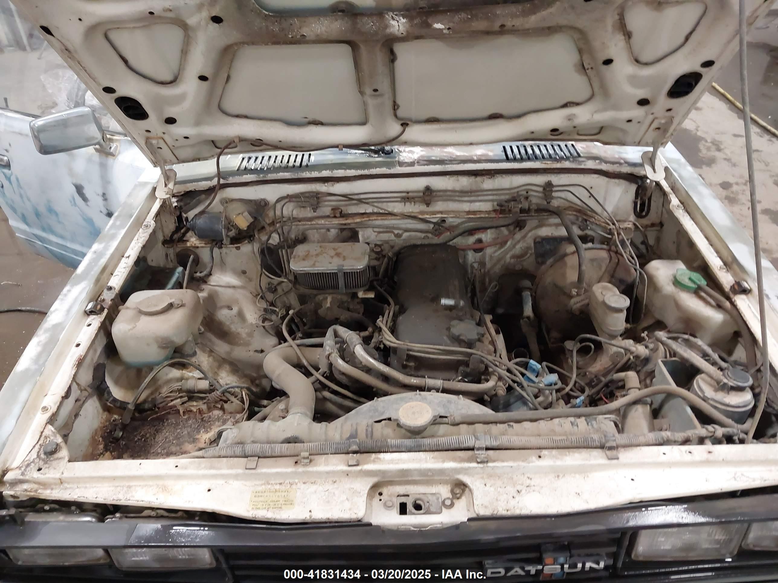 1982 Datsun 720 Standard Bed Синий vin: JN6MD01S7CW103064