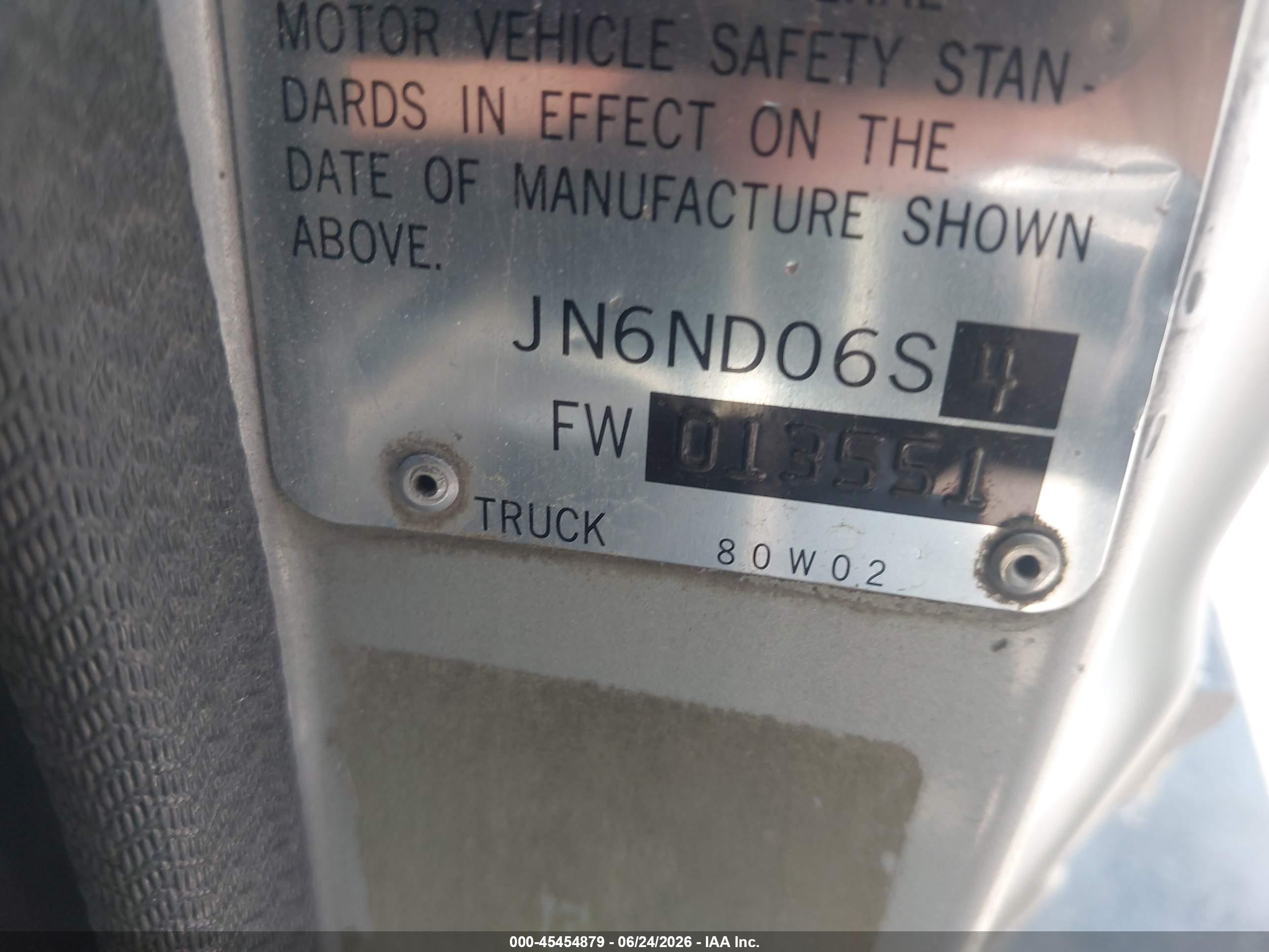 1985 Nissan 720 King Cab Blue vin: JN6ND06S4FW013551
