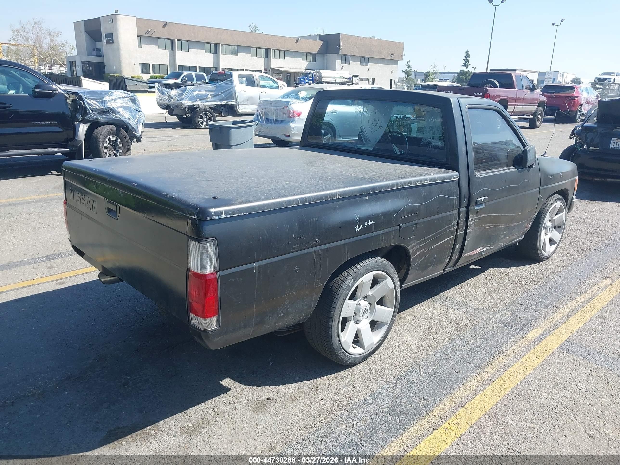 1987 Nissan D21 Short Bed Black vin: JN6ND11S4HW024873