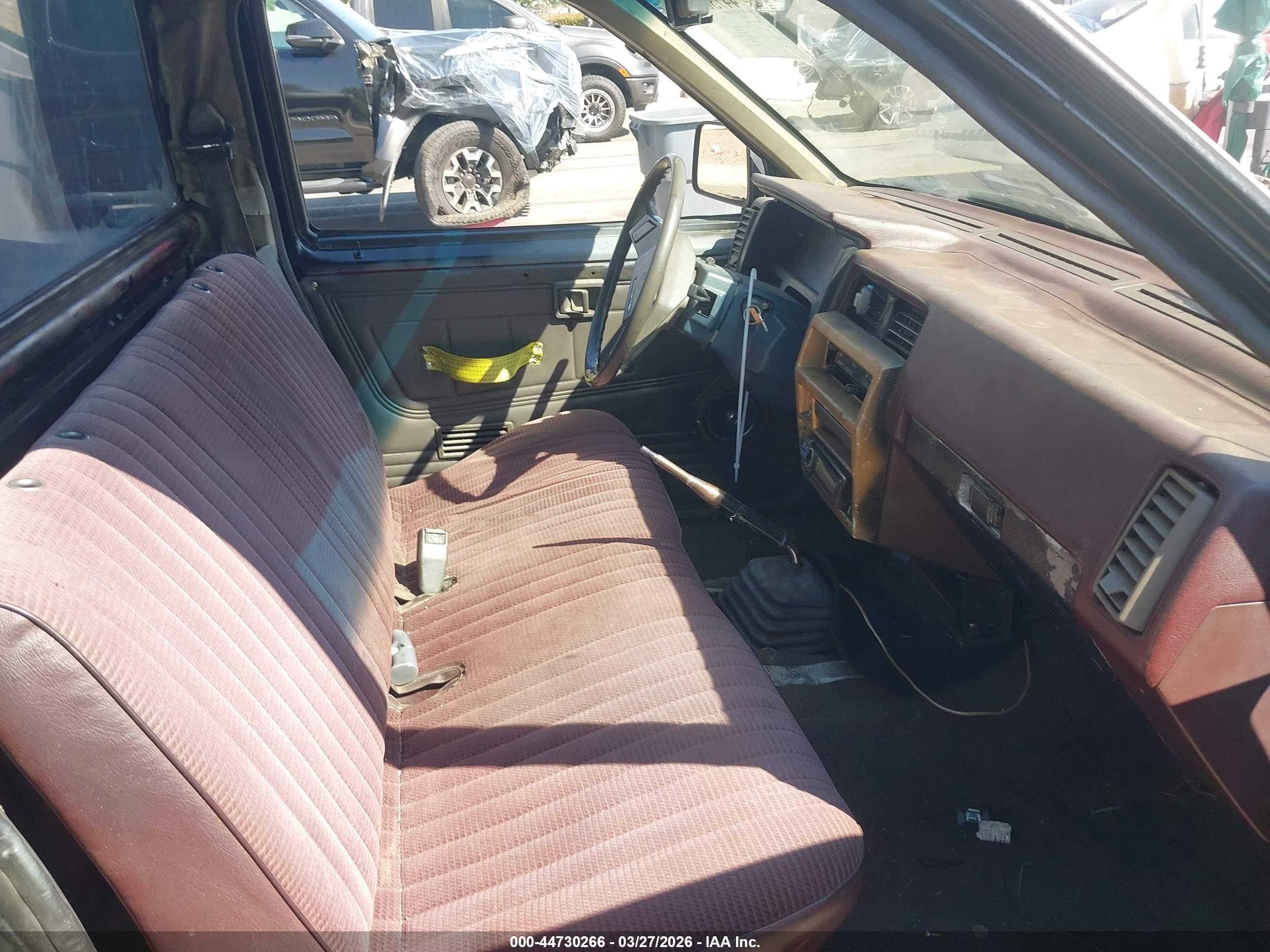 1987 Nissan D21 Short Bed Black vin: JN6ND11S4HW024873