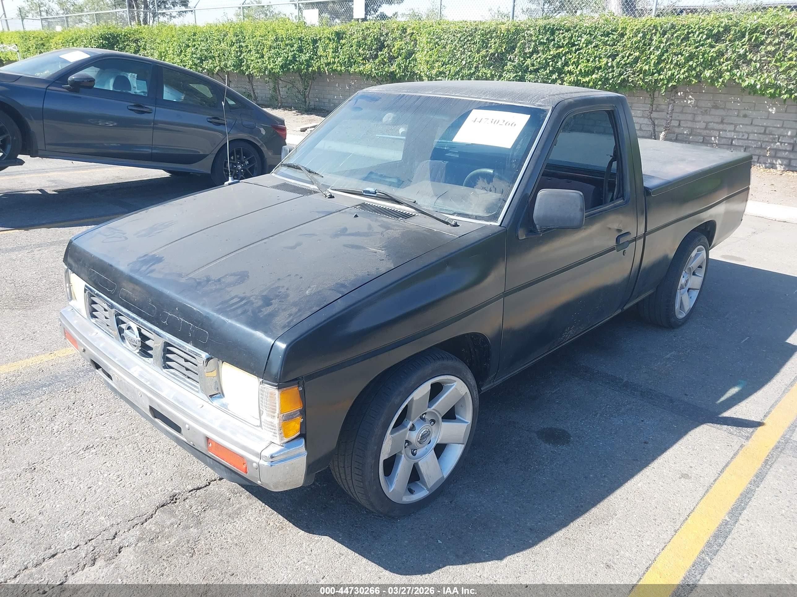 1987 Nissan D21 Short Bed Black vin: JN6ND11S4HW024873