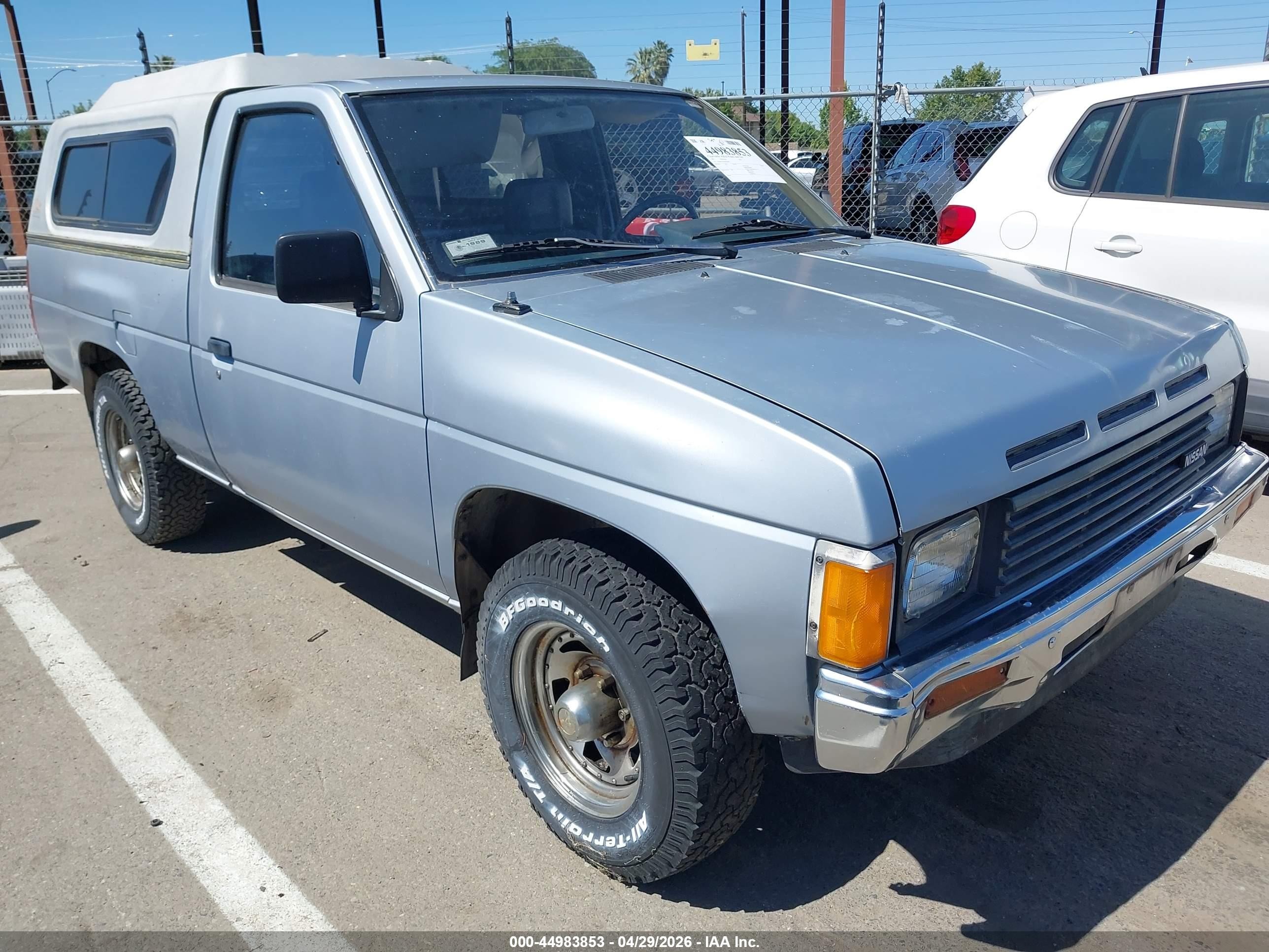 1987 Nissan D21 Short Bed Blue vin: JN6ND11S5HW028642