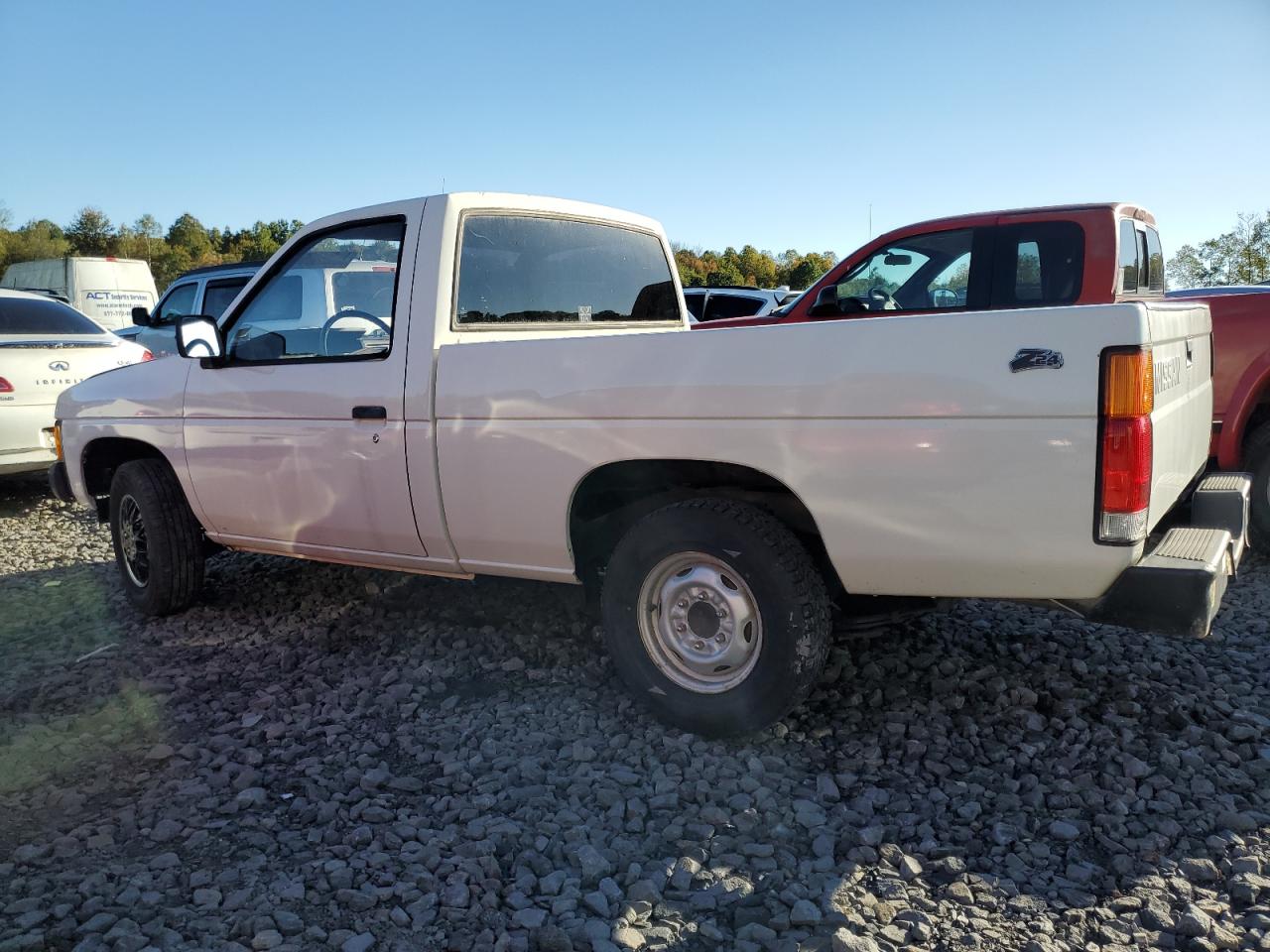 1986 Nissan D21 Short Bed White vin: JN6ND11S7GW044243