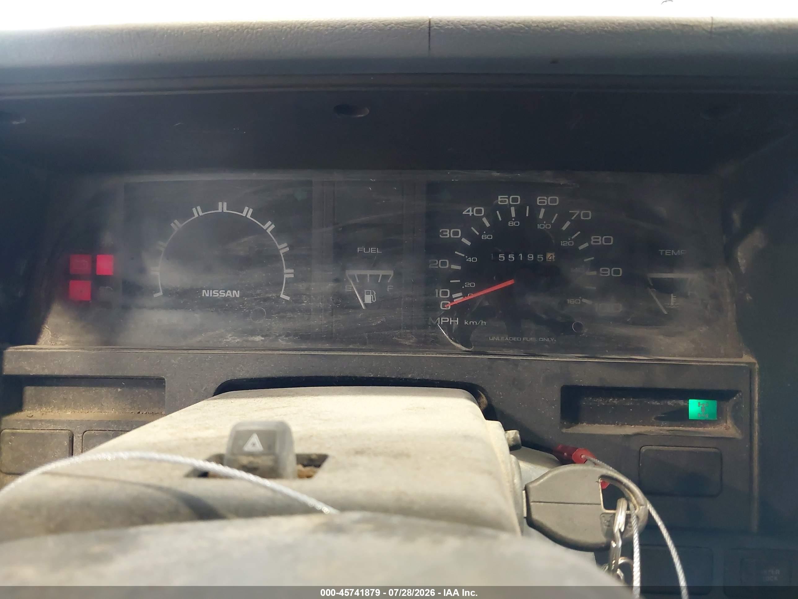 1987 Nissan D21 Short Bed Blue vin: JN6ND11Y5HW003714