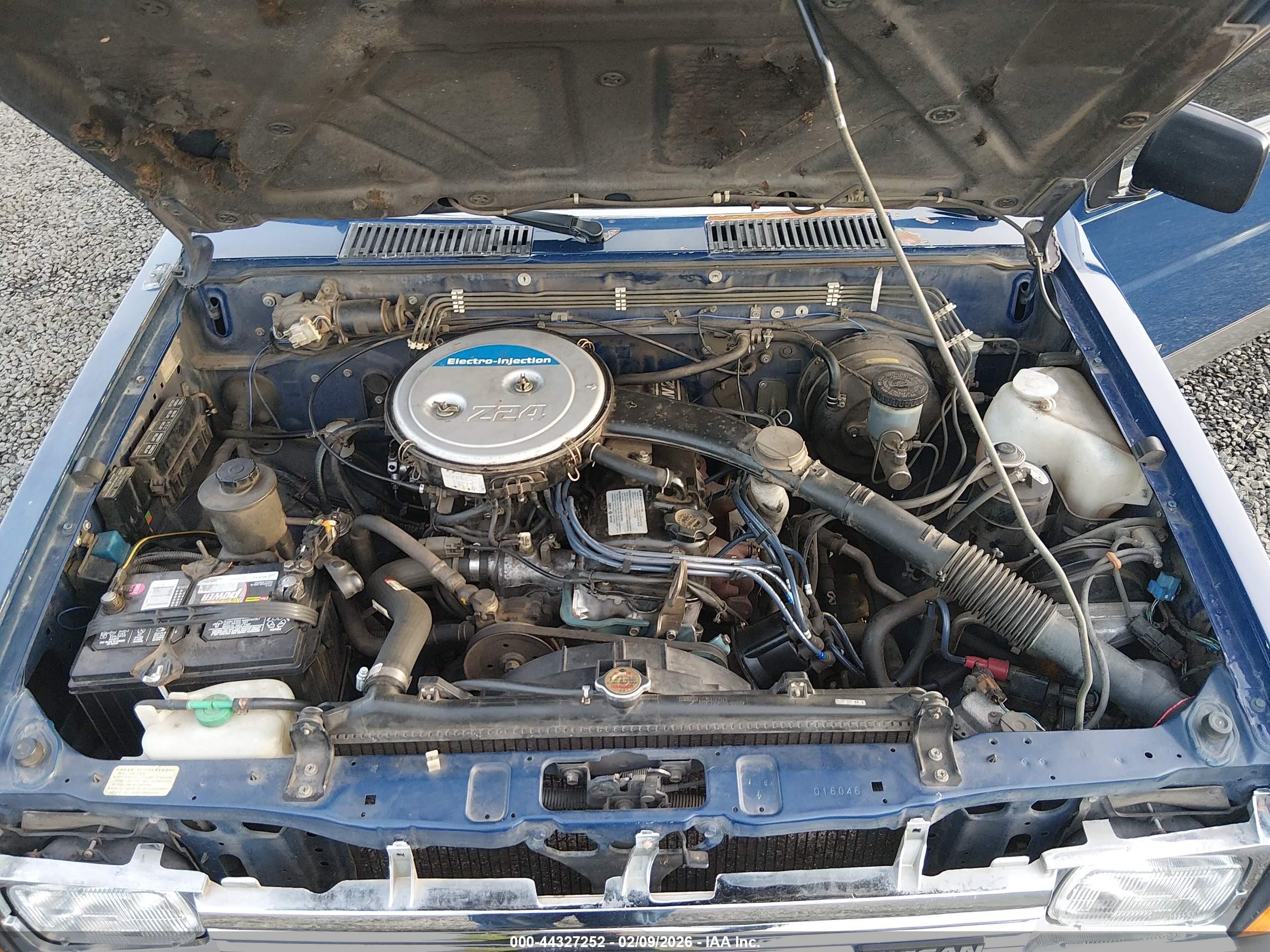 1986 Nissan D21 King Cab Синий vin: JN6ND16S0GW006331