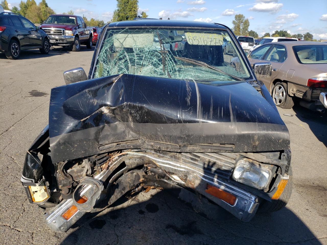 1987 Nissan D21 King Cab Black vin: JN6ND16S2HW009670