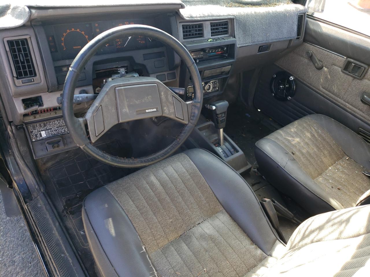 1987 Nissan D21 King Cab Black vin: JN6ND16S2HW009670