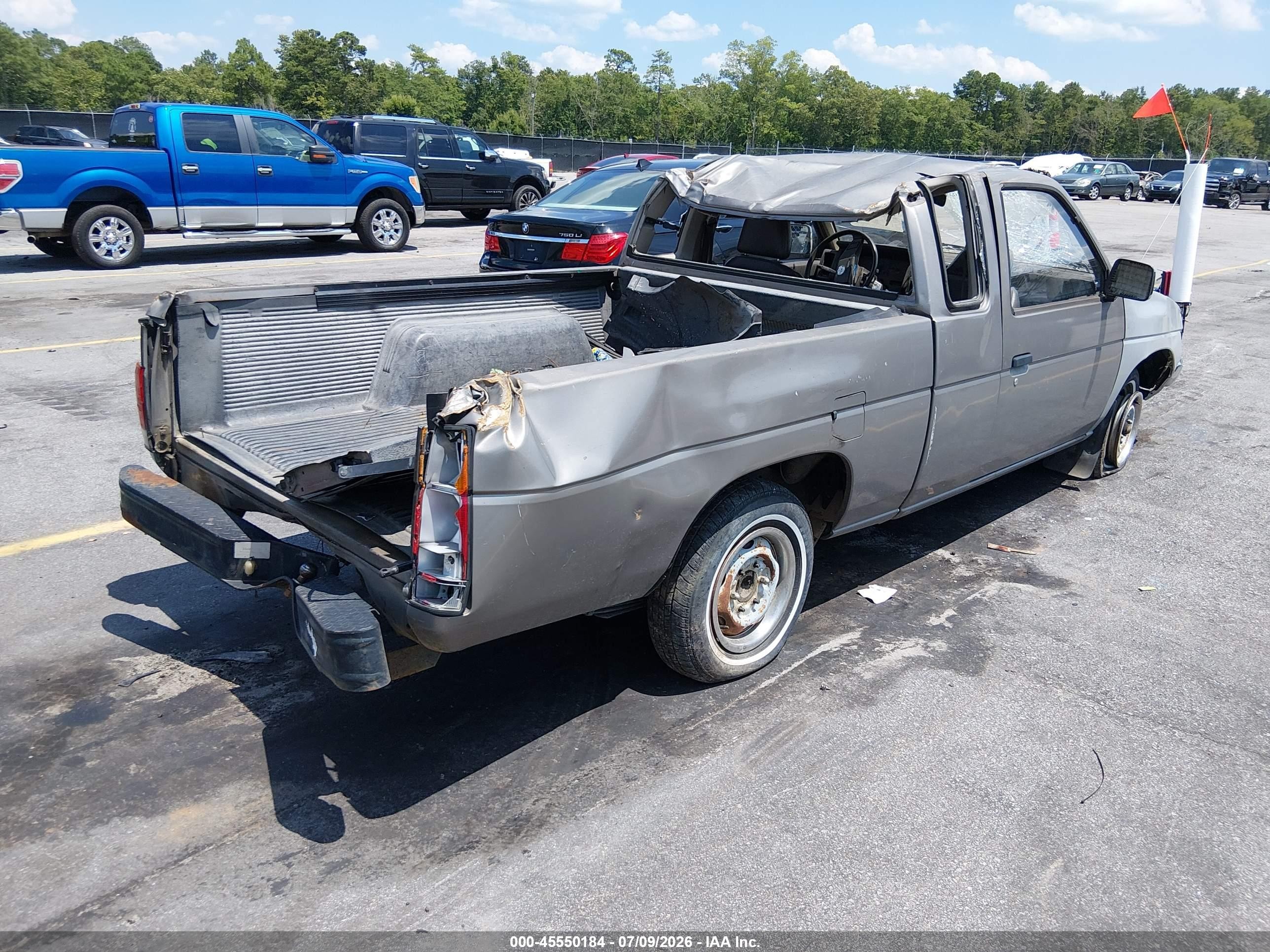 1987 Nissan D21 King Cab Gray vin: JN6ND16S3HW013890