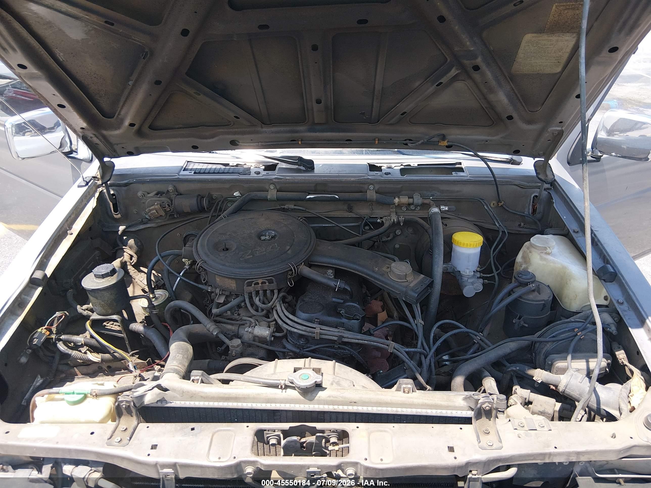 1987 Nissan D21 King Cab Gray vin: JN6ND16S3HW013890