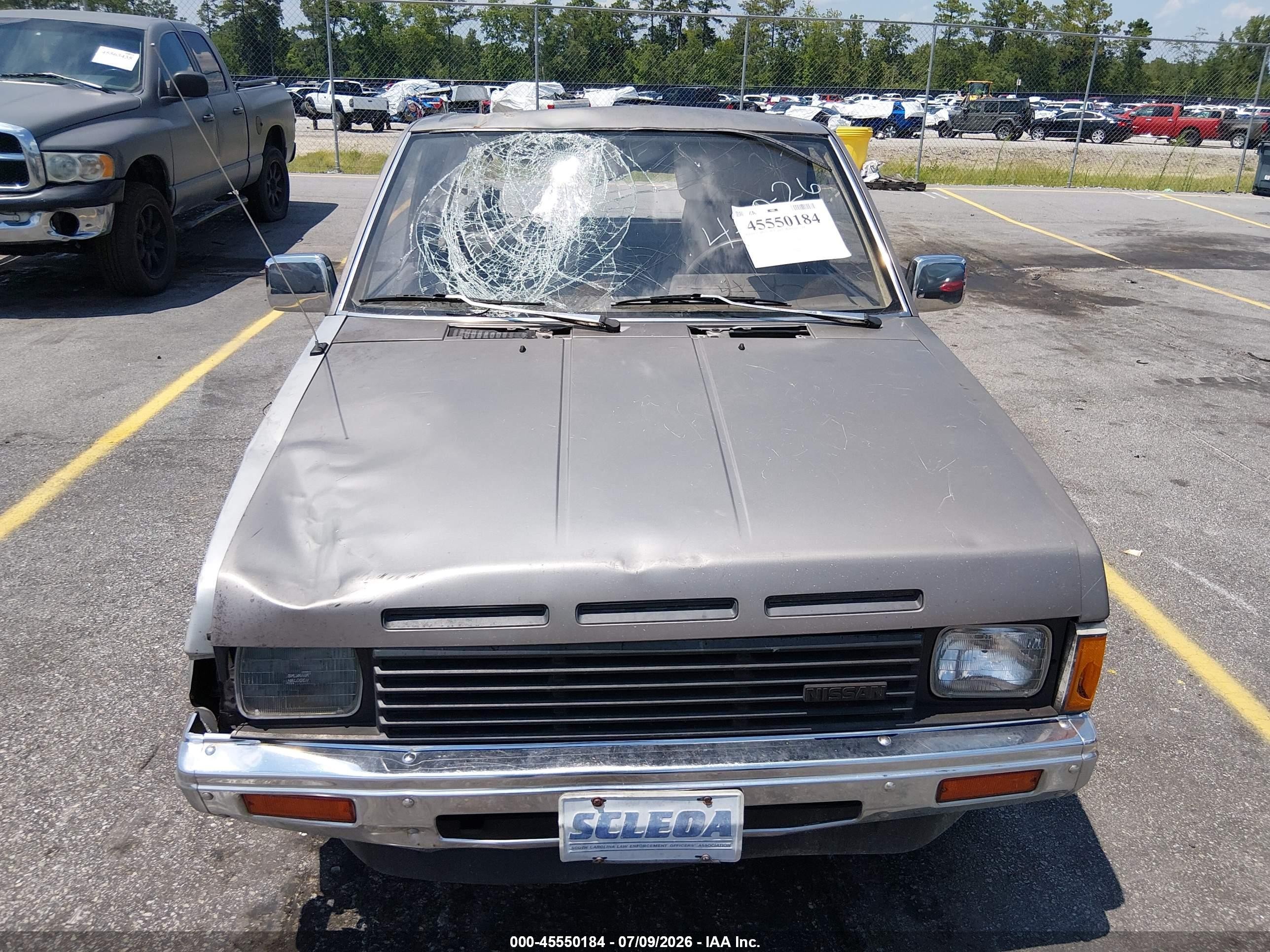 1987 Nissan D21 King Cab Gray vin: JN6ND16S3HW013890