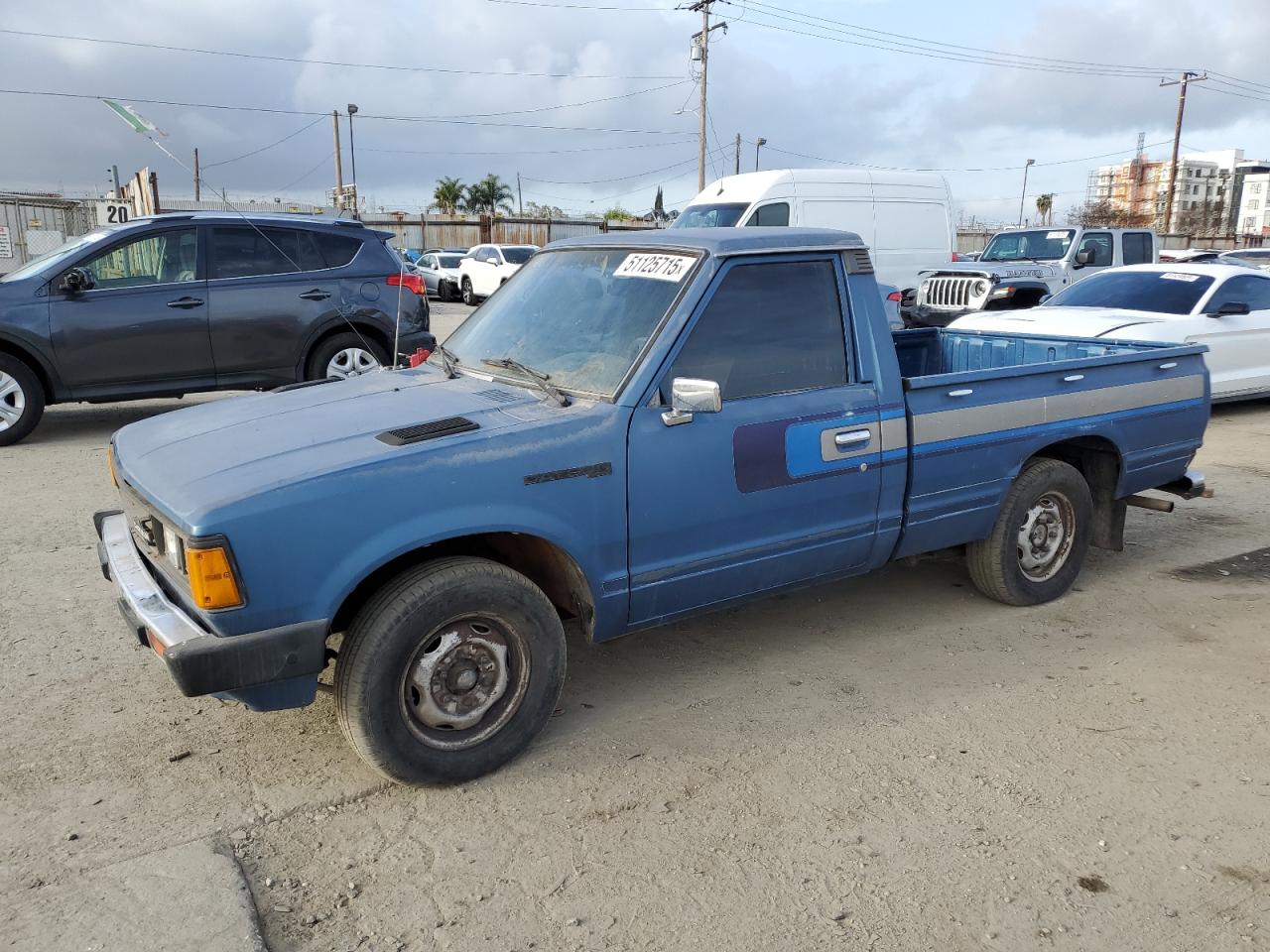 1982 Datsun 720 Standard Bed Blue vin: JN6SD01SXCW102918