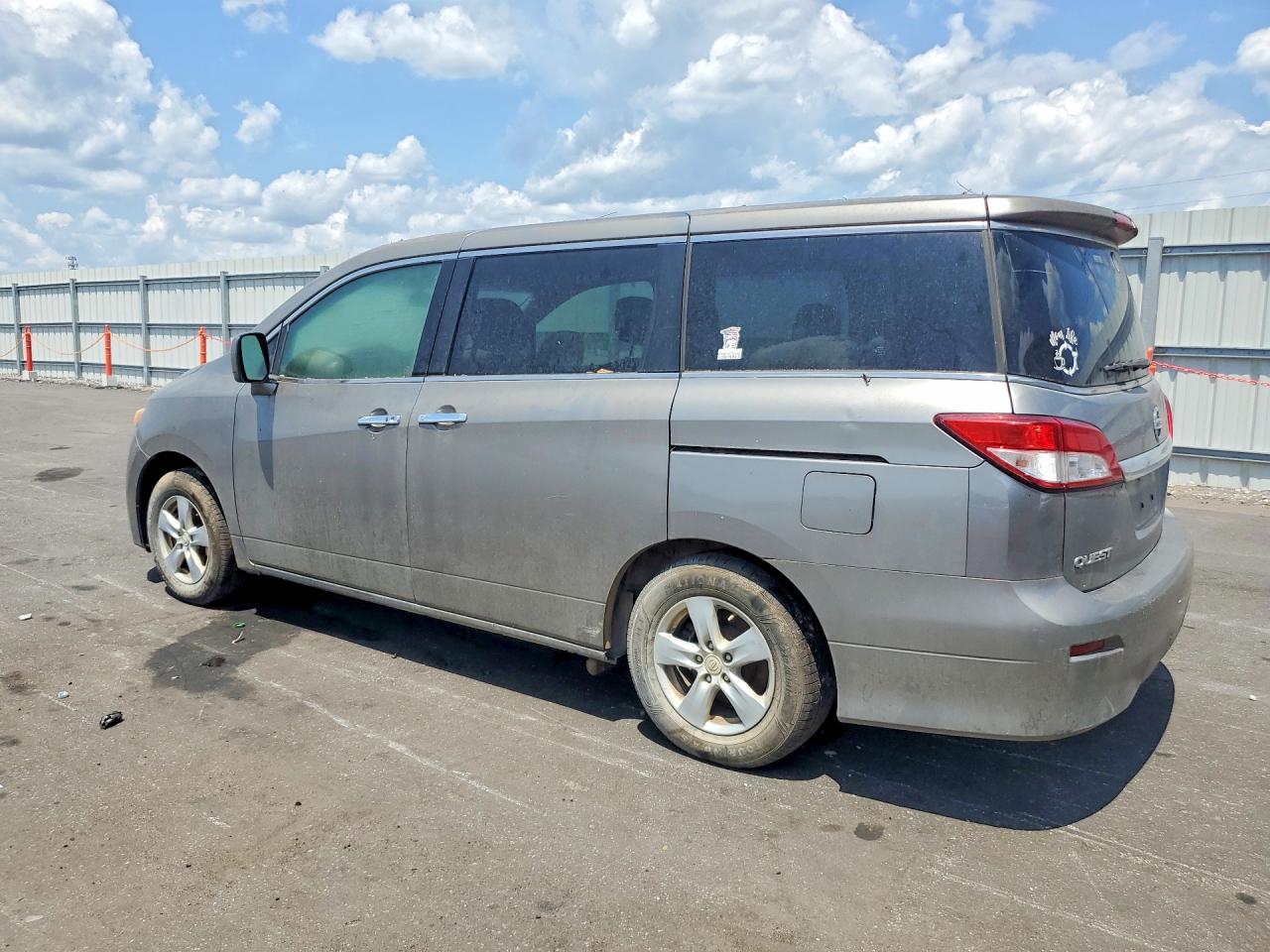 2011 Nissan Quest 3.5 S Gray vin: JN8AE2KP0B9000093