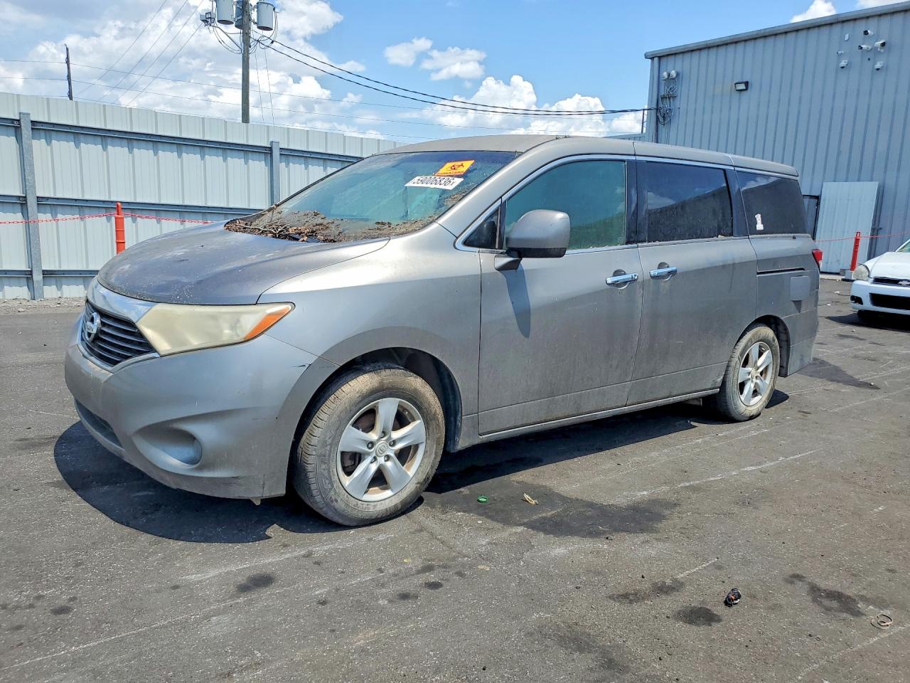 2011 Nissan Quest 3.5 S Gray vin: JN8AE2KP0B9000093