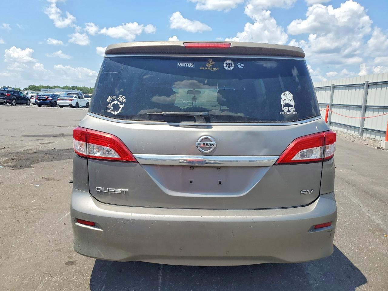 2011 Nissan Quest 3.5 S Gray vin: JN8AE2KP0B9000093