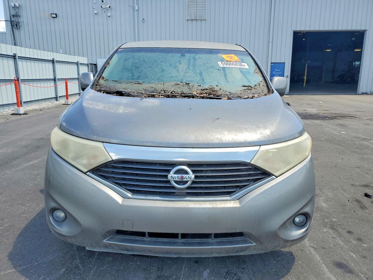 2011 Nissan Quest 3.5 S Gray vin: JN8AE2KP0B9000093
