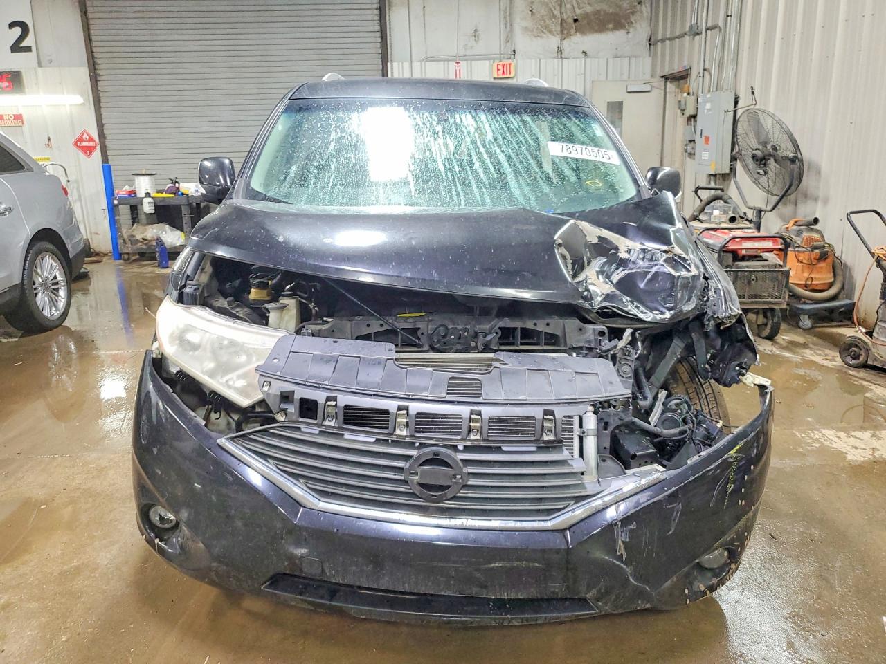 2011 Nissan Quest 3.5 S Black vin: JN8AE2KP0B9004564
