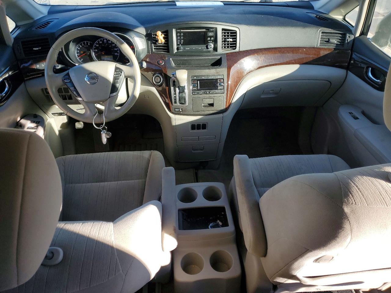 2011 Nissan Quest S Silver vin: JN8AE2KP0B9012423