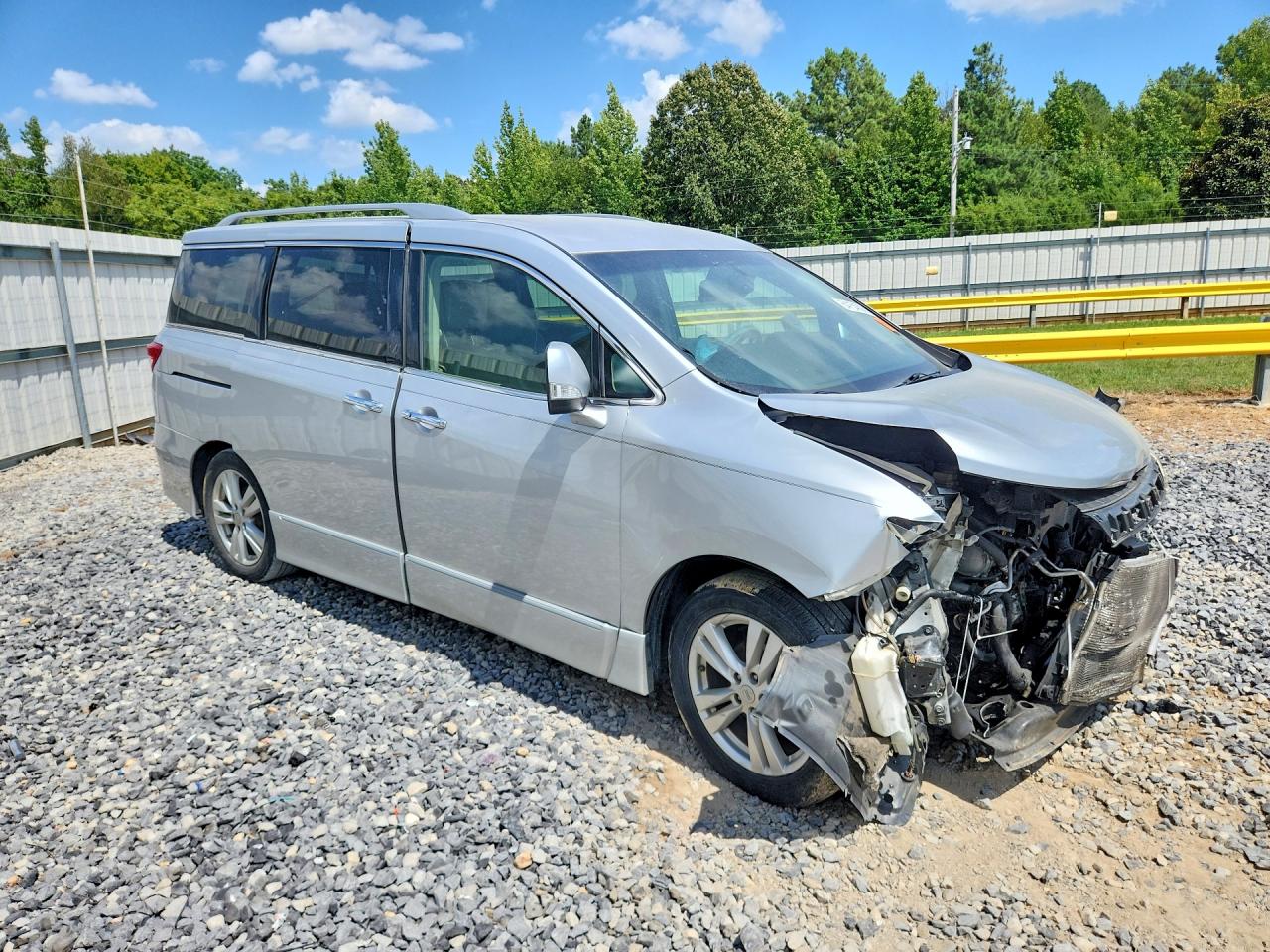 2012 Nissan Quest 3.5 S Silver vin: JN8AE2KP0C9041728