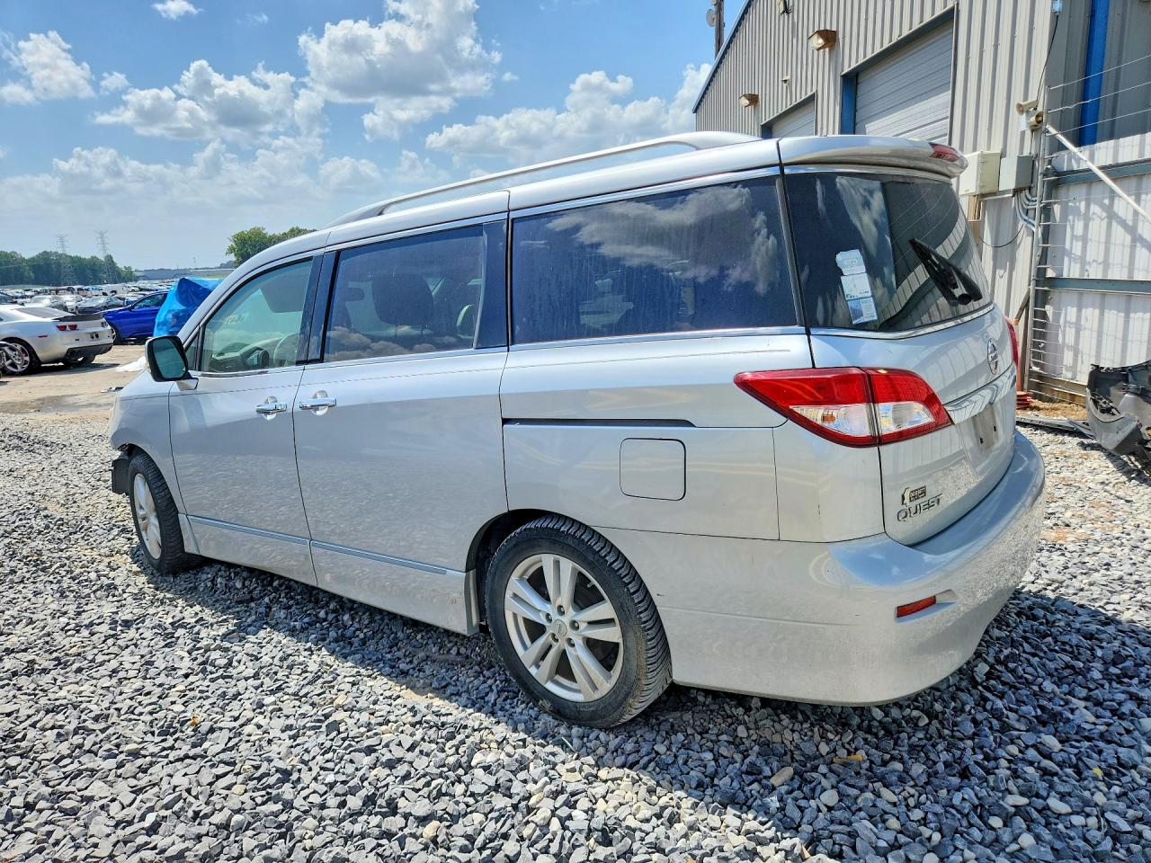 2012 Nissan Quest 3.5 S Silver vin: JN8AE2KP0C9041728