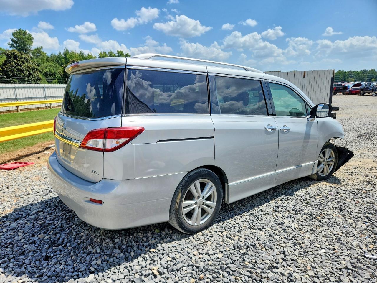 2012 Nissan Quest 3.5 S Silver vin: JN8AE2KP0C9041728