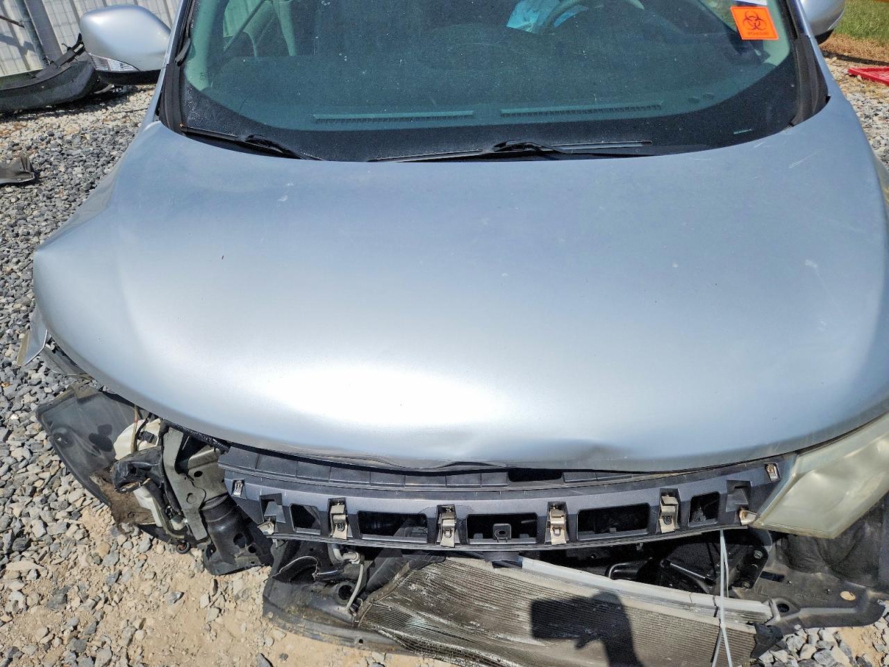 2012 Nissan Quest 3.5 S Silver vin: JN8AE2KP0C9041728