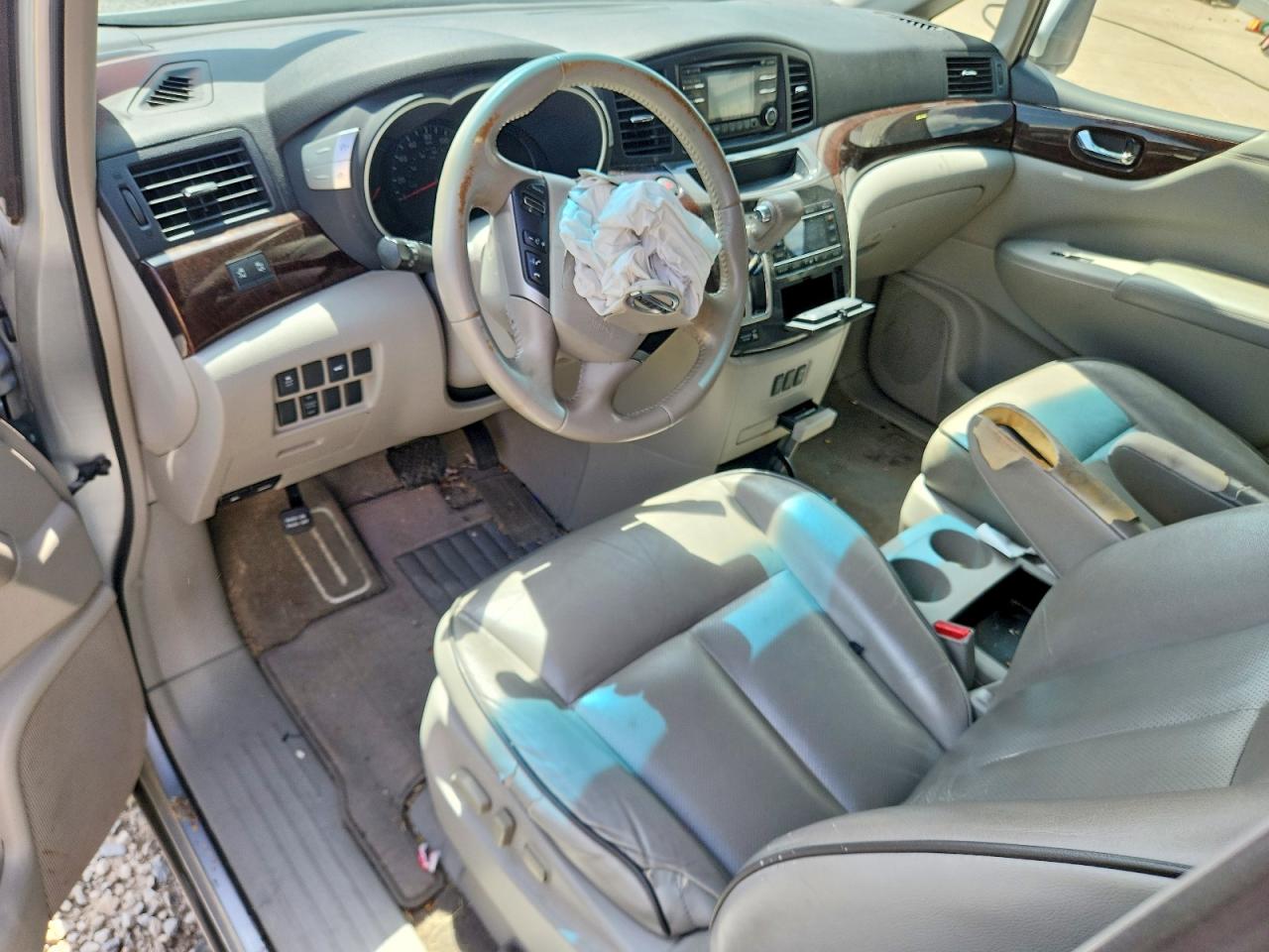 2012 Nissan Quest 3.5 S Silver vin: JN8AE2KP0C9041728