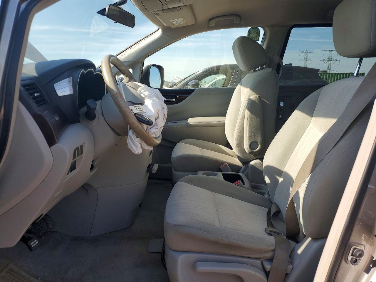 2013 Nissan Quest 3.5 S Gray vin: JN8AE2KP0D9064668