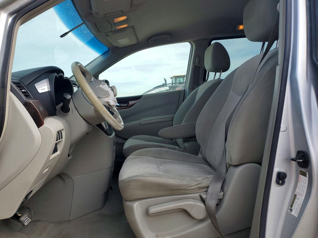 2013 Nissan Quest 3.5 S Silver vin: JN8AE2KP0D9068235