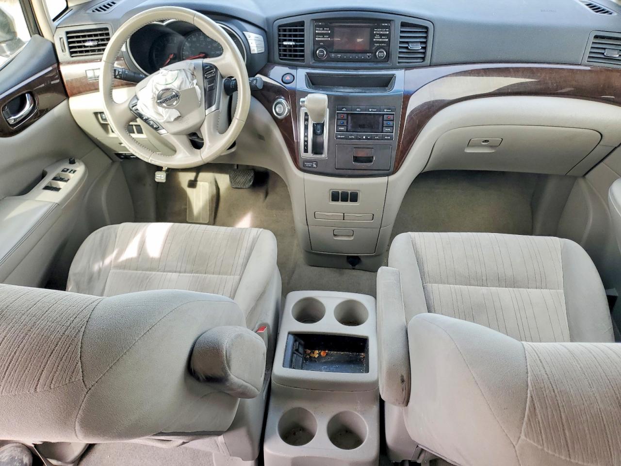 2013 Nissan Quest 3.5 S Silver vin: JN8AE2KP0D9068235