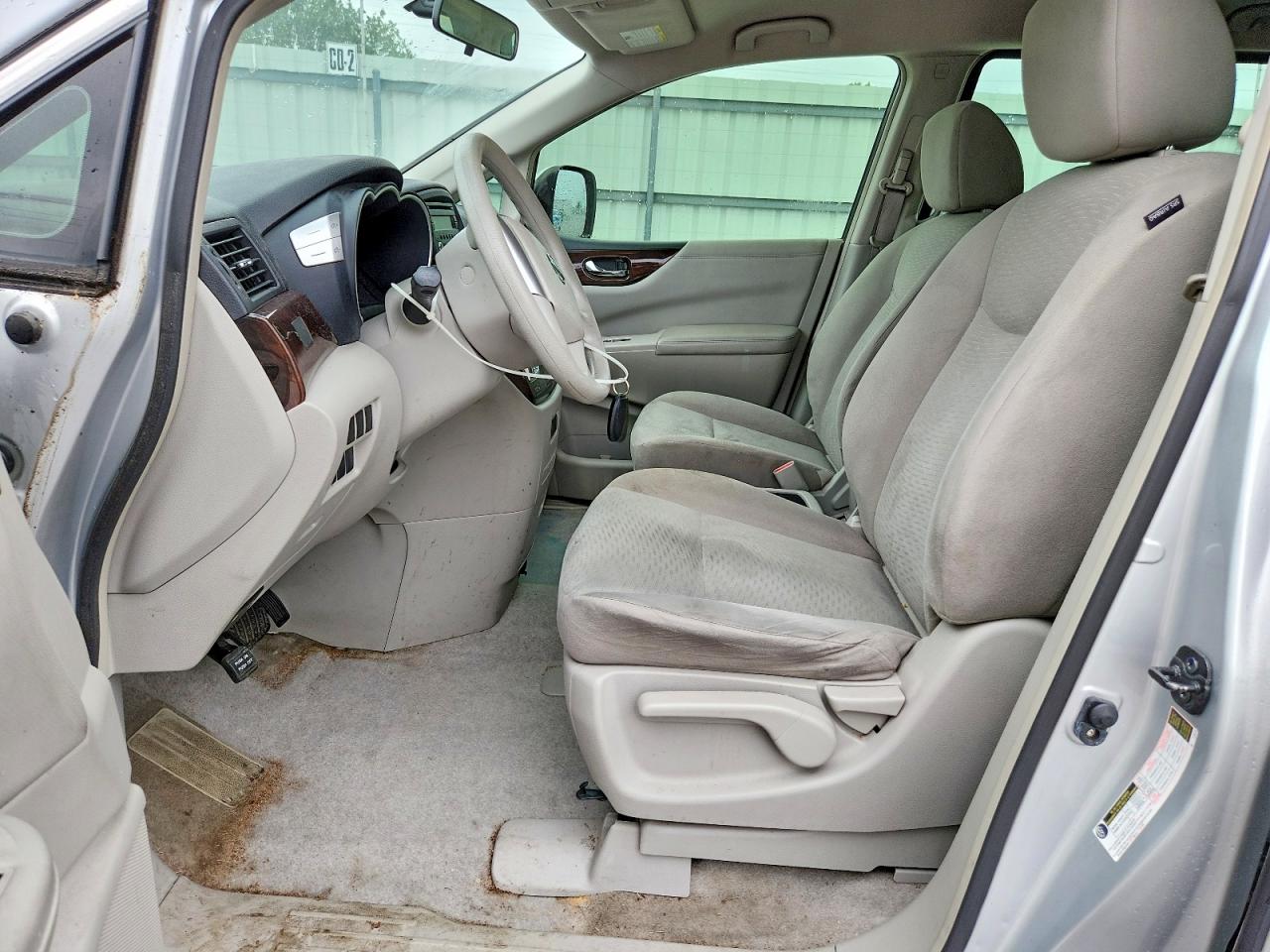 2014 Nissan Quest 3.5 S Silver vin: JN8AE2KP0E9102949
