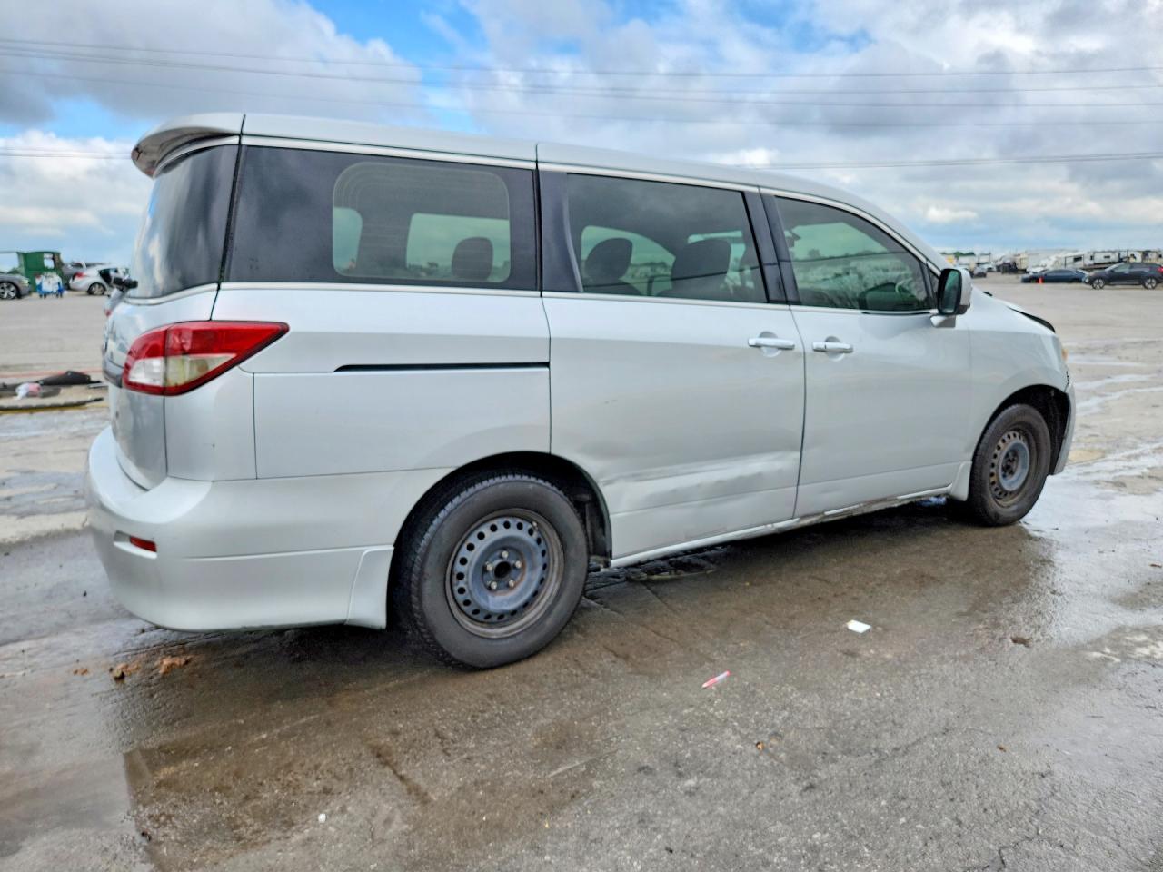 2014 Nissan Quest 3.5 S Silver vin: JN8AE2KP0E9102949