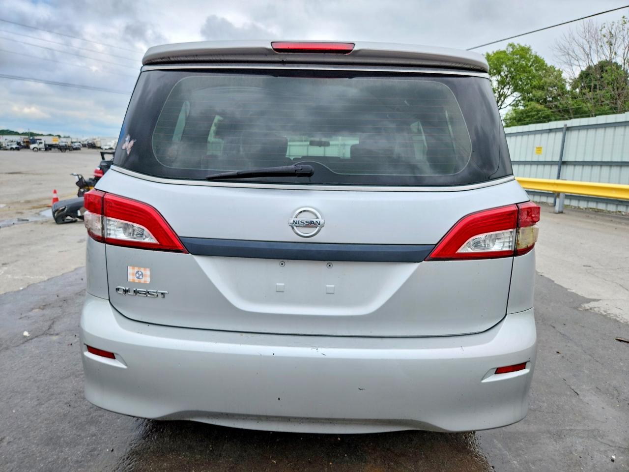 2014 Nissan Quest 3.5 S Silver vin: JN8AE2KP0E9102949