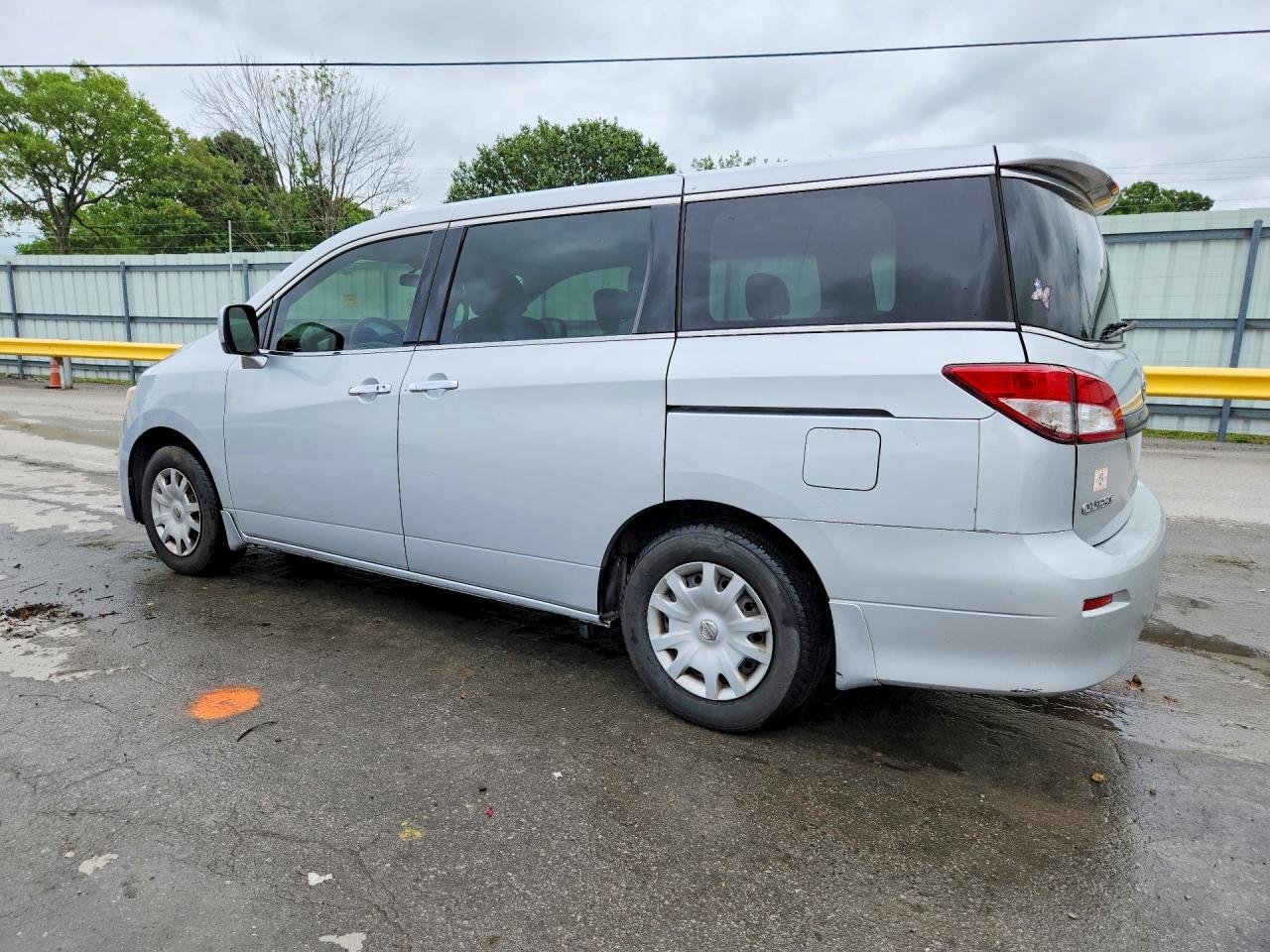 2014 Nissan Quest 3.5 S Silver vin: JN8AE2KP0E9102949