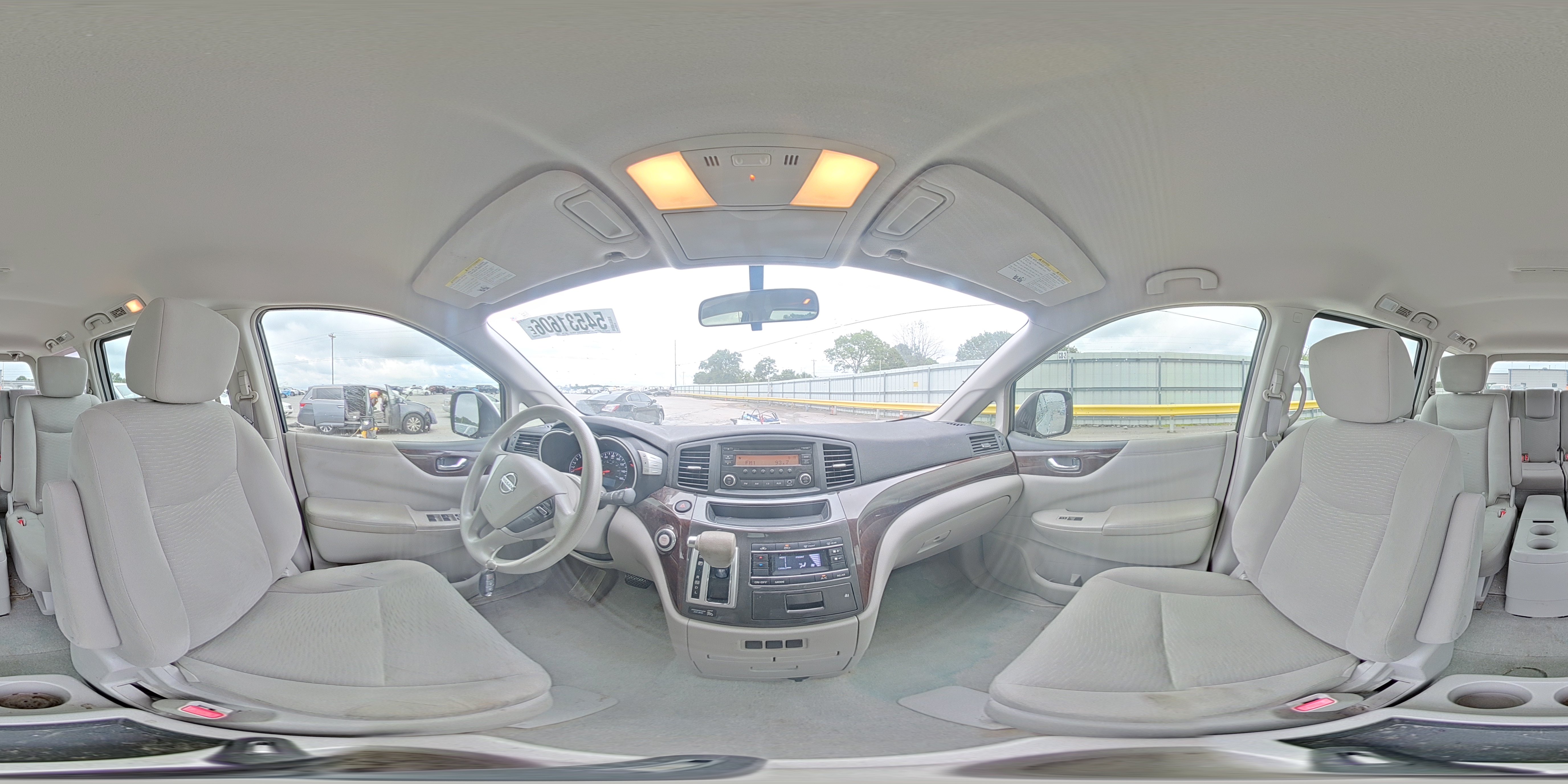 2014 Nissan Quest 3.5 S Silver vin: JN8AE2KP0E9102949
