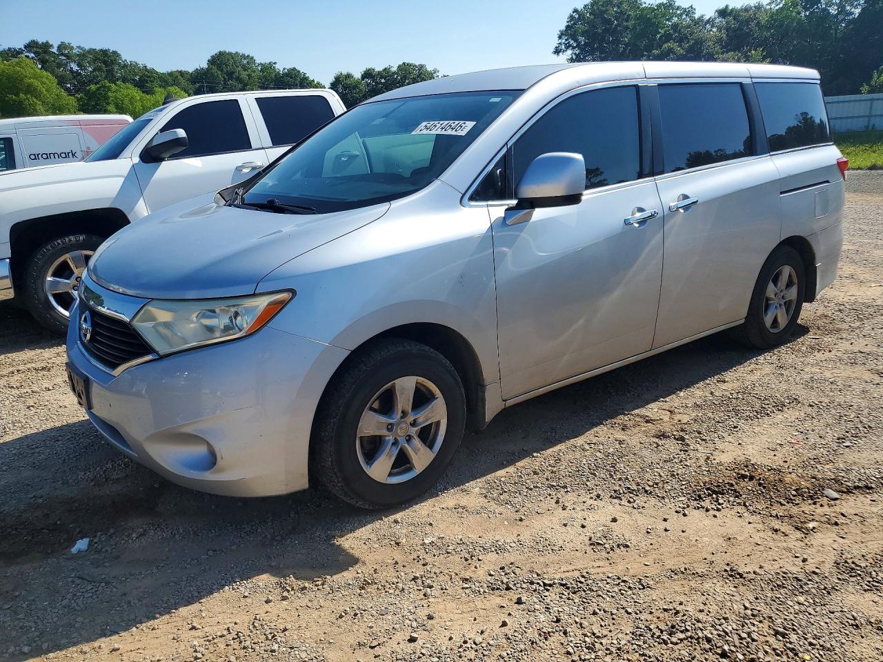 2014 Nissan Quest 3.5 Sv Серебряный vin: JN8AE2KP0E9108394