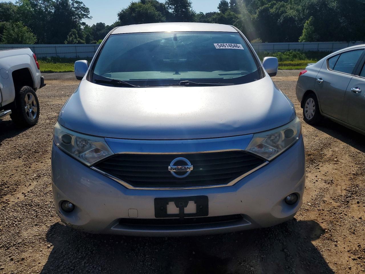 2014 Nissan Quest 3.5 Sv Серебряный vin: JN8AE2KP0E9108394