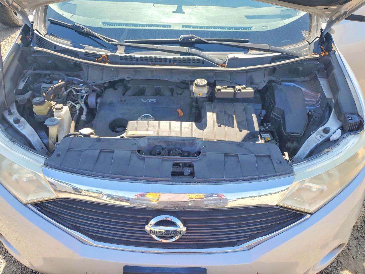 2014 Nissan Quest 3.5 Sv Серебряный vin: JN8AE2KP0E9108394
